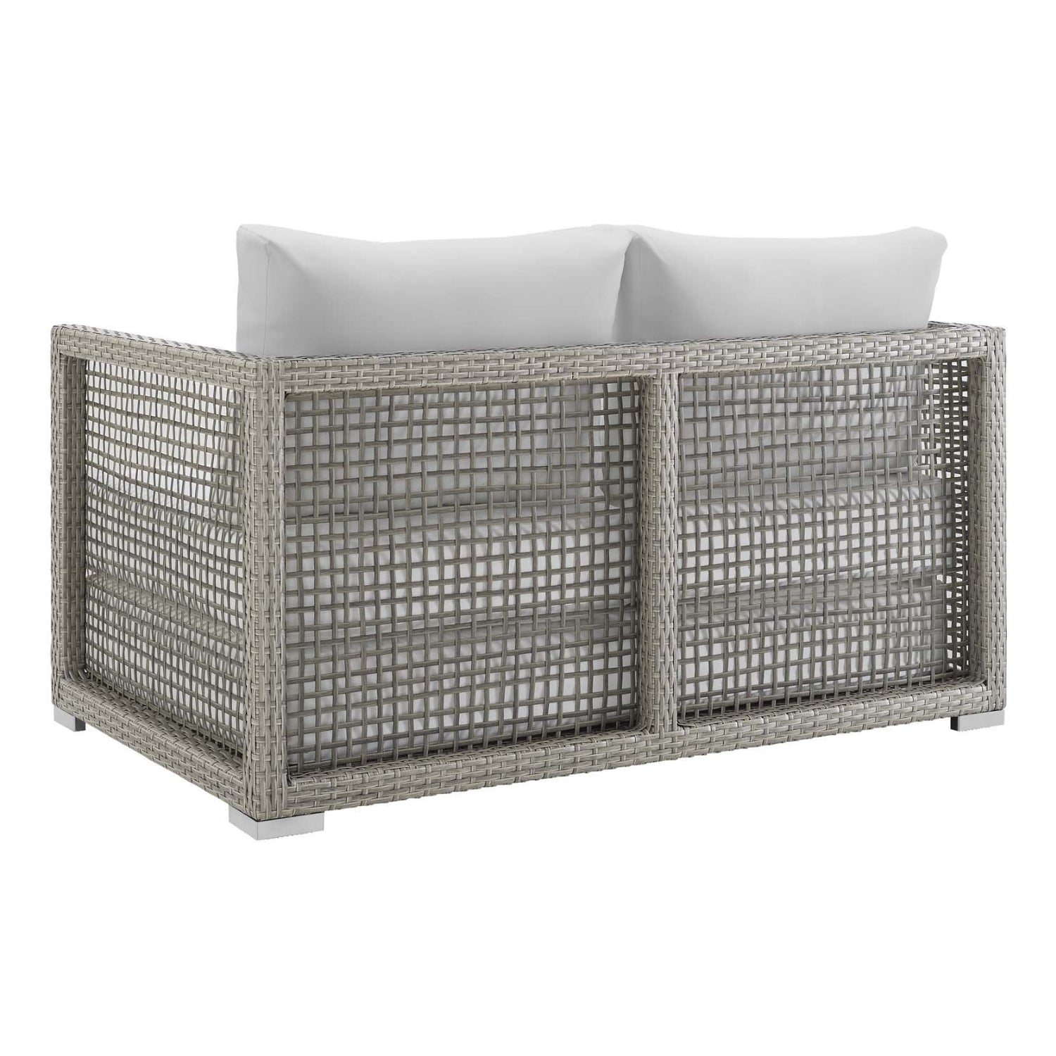 Outdoor Wicker Woven 6 Pieces Sectional Patio Furniture Set