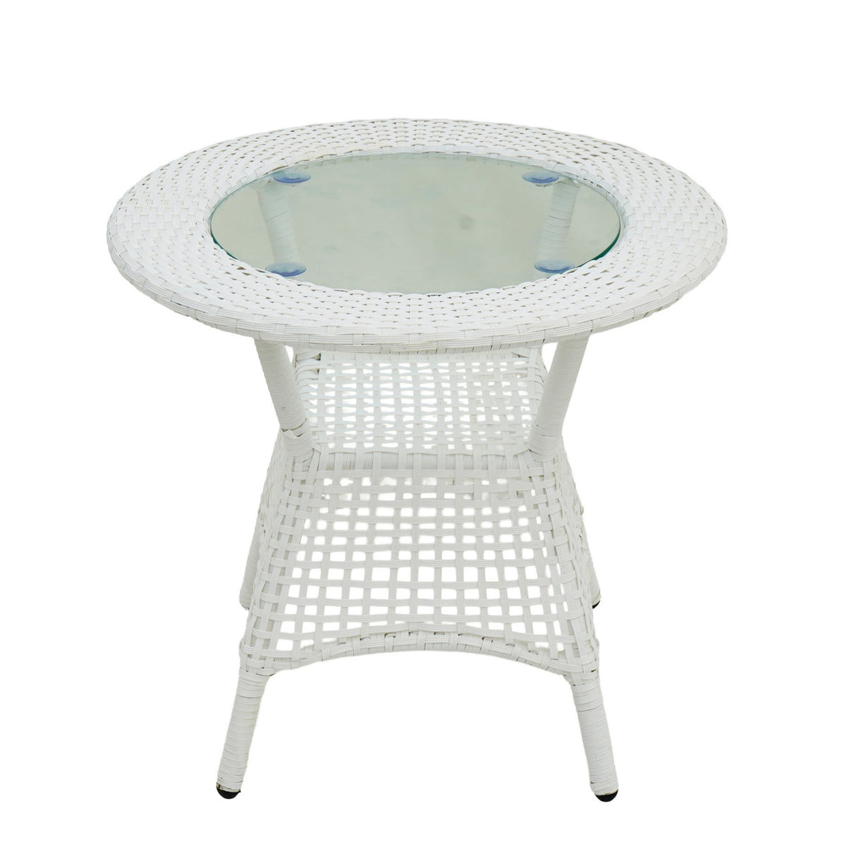 Outdoor Wicker 3-Piece Patio Set with Outdoor Umbrella