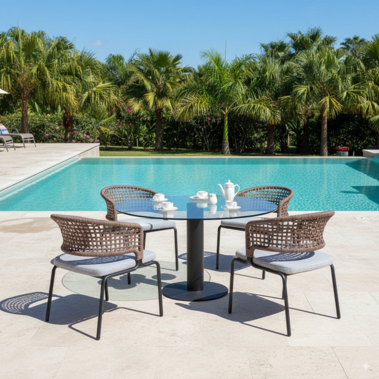 All Weather Resistant 5-Piece Outdoor Dining Set