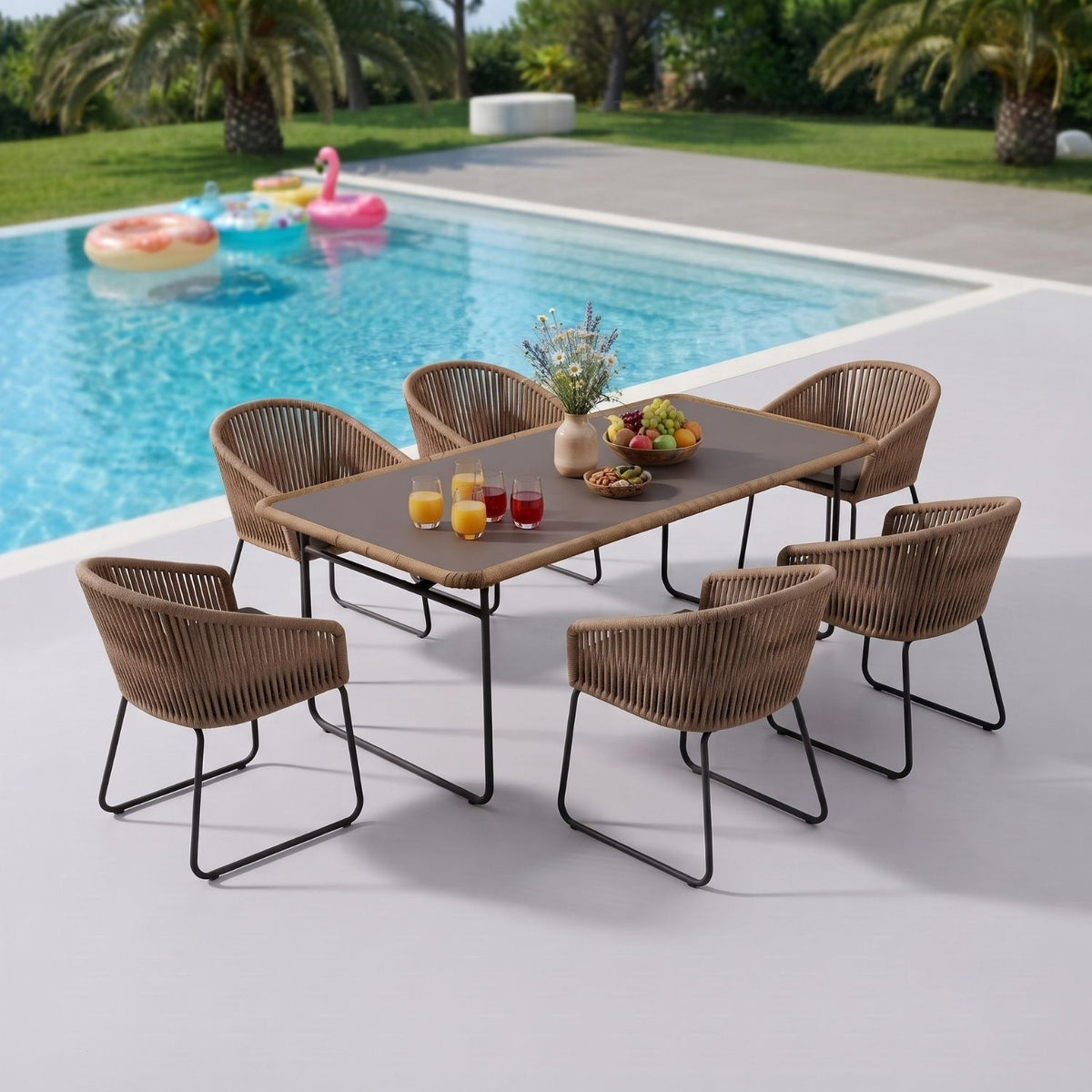 7-Piece Outdoor Patio Dining Set