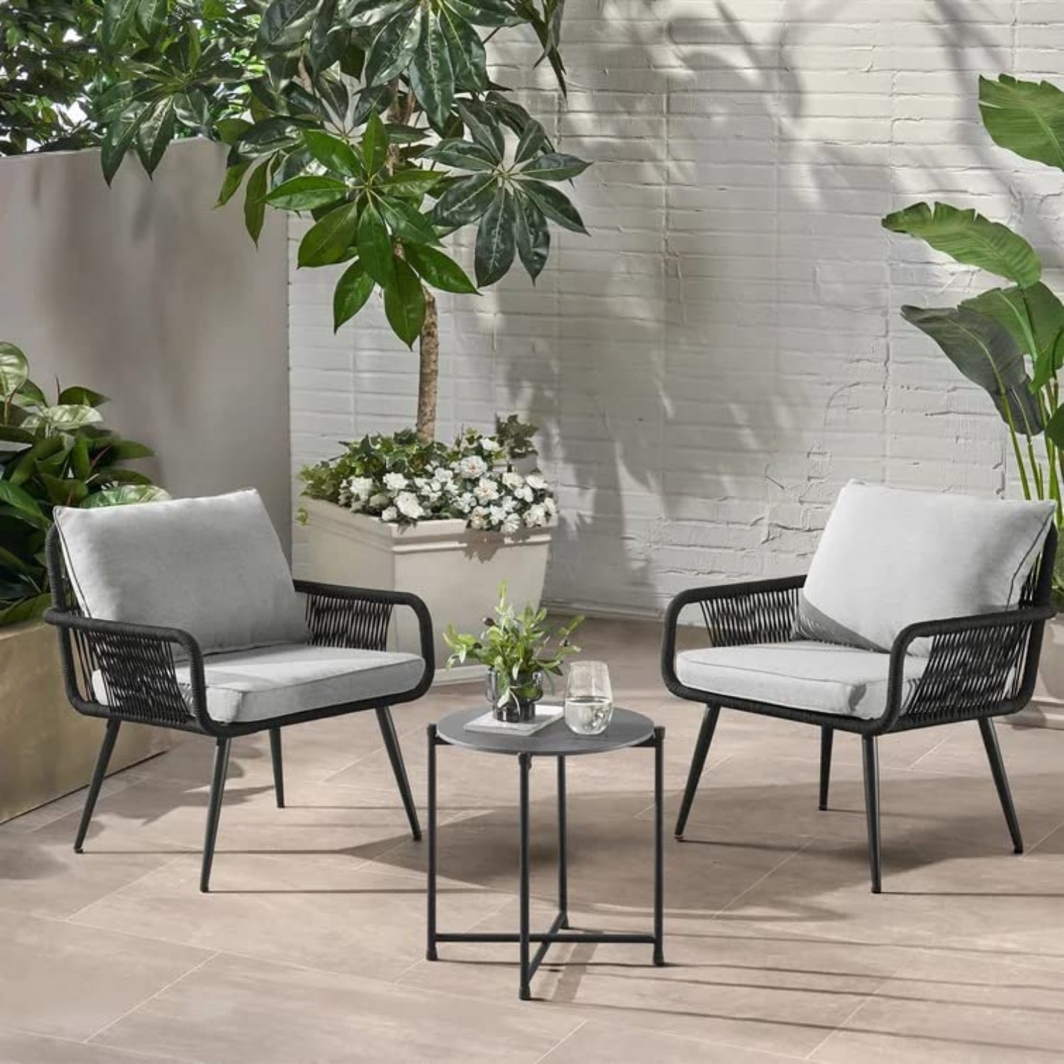 3-Piece Rope Patio Set - Perfect for Outdoor Entertaining