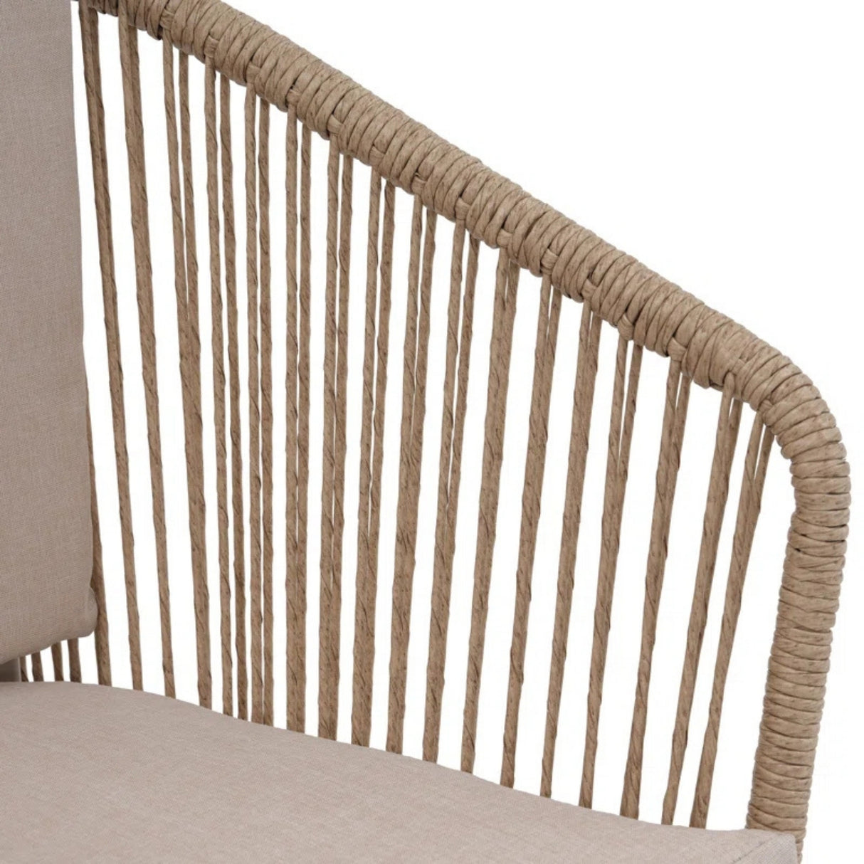 2-Piece Outdoor Rope Patio Chairs