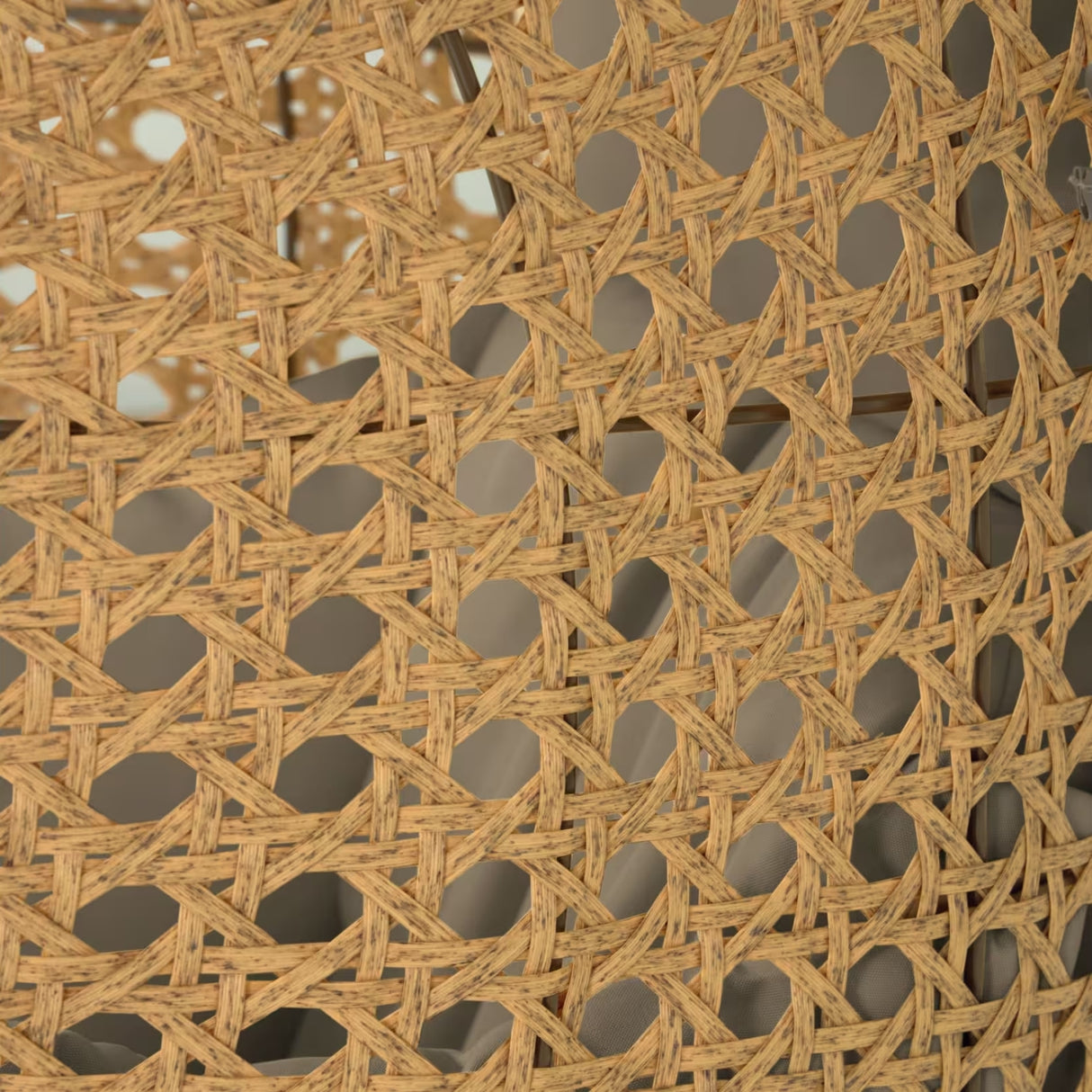 Hanging Egg Swing Chair (Beige and Dark Grey)