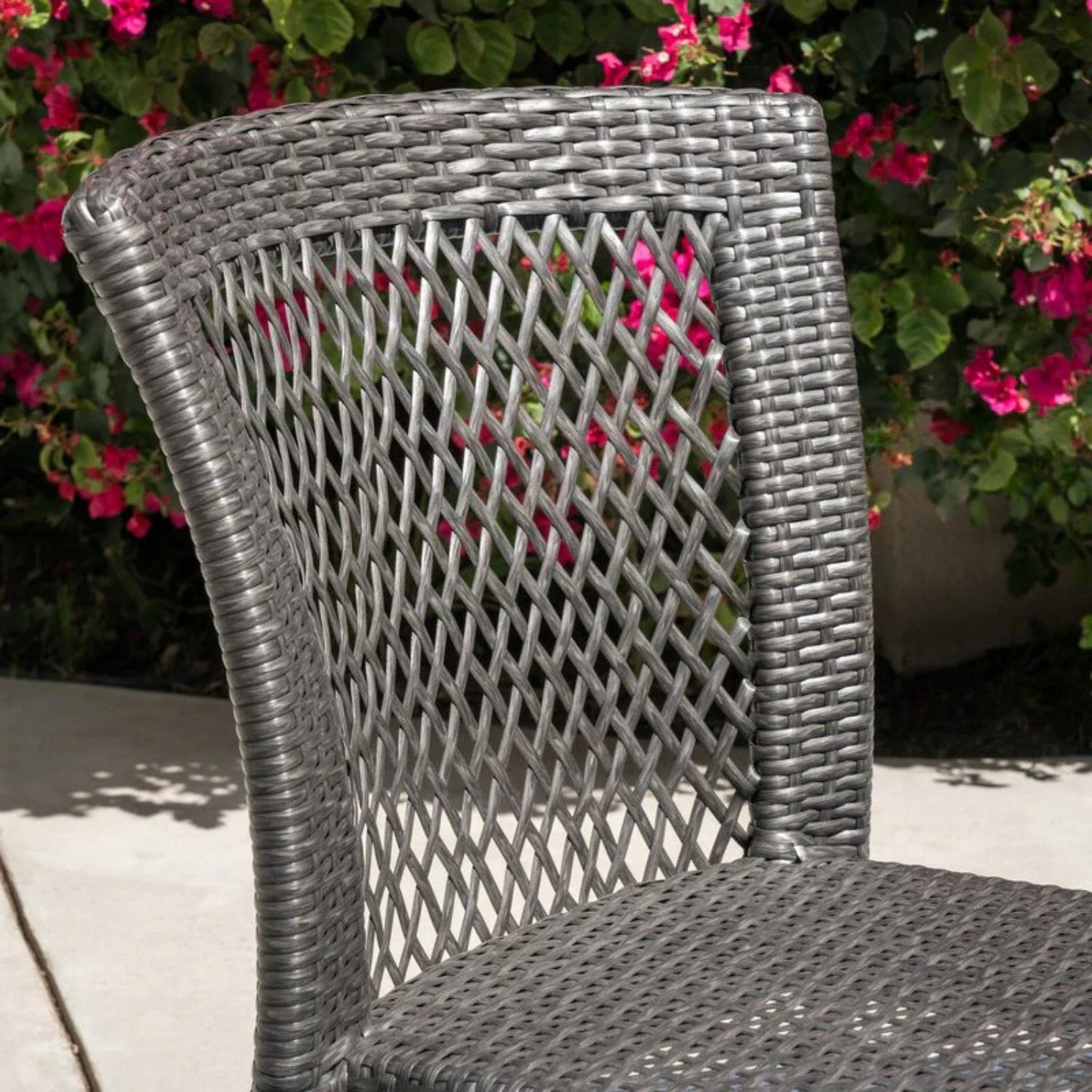 Outdoor All-Weather Resistant Rattan Wicker 5-Piece Dining Set