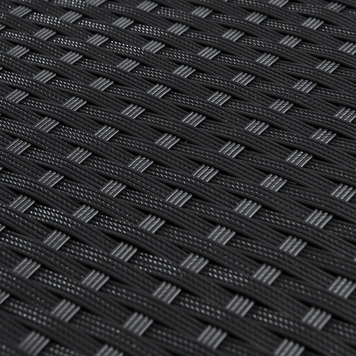 Outdoor Garden Conversation Sofa Set (Black/Off-White)