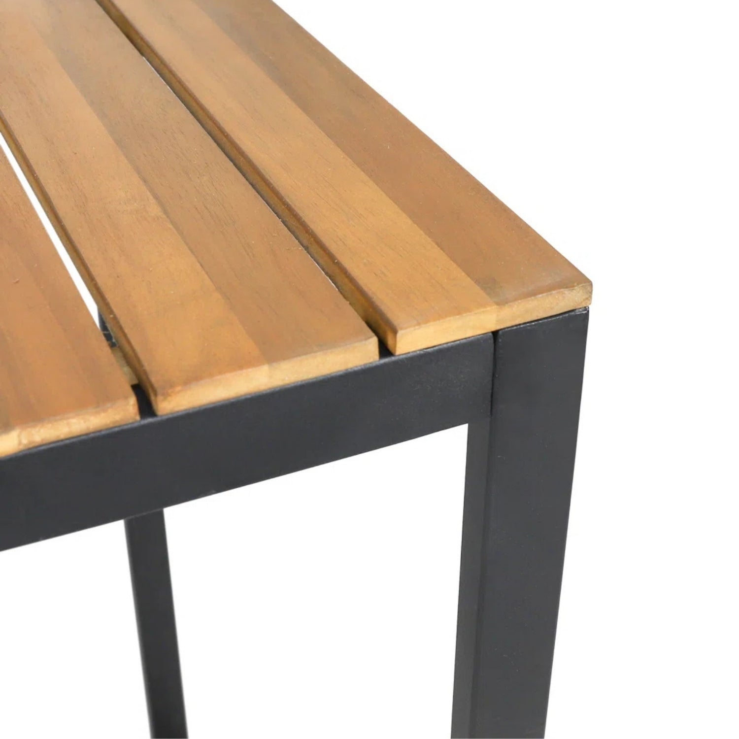 Outdoor Bar Table With Wooden Top