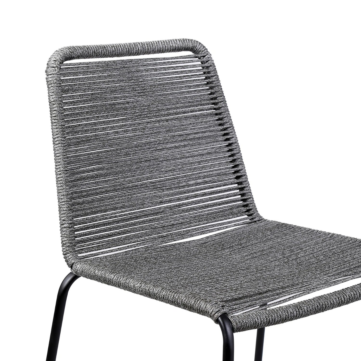 2-Piece Outdoor Rope Bar Chairs – Stylish Comfort Built to Last