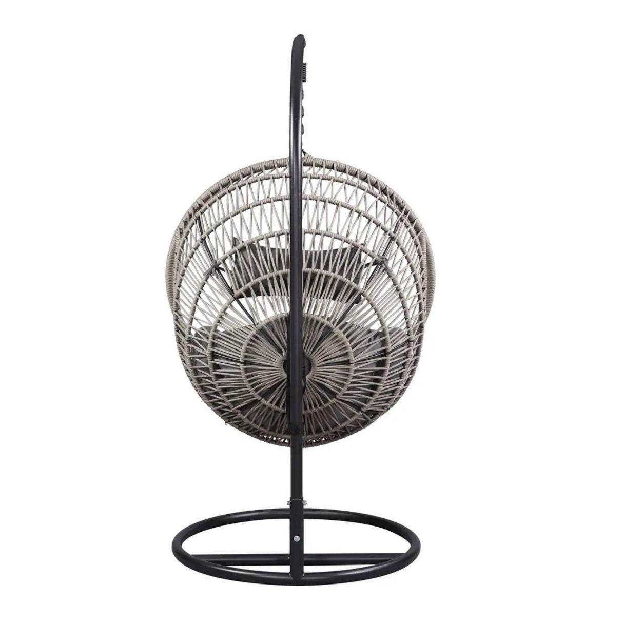 Netted Rope Swing Chair (Grey)