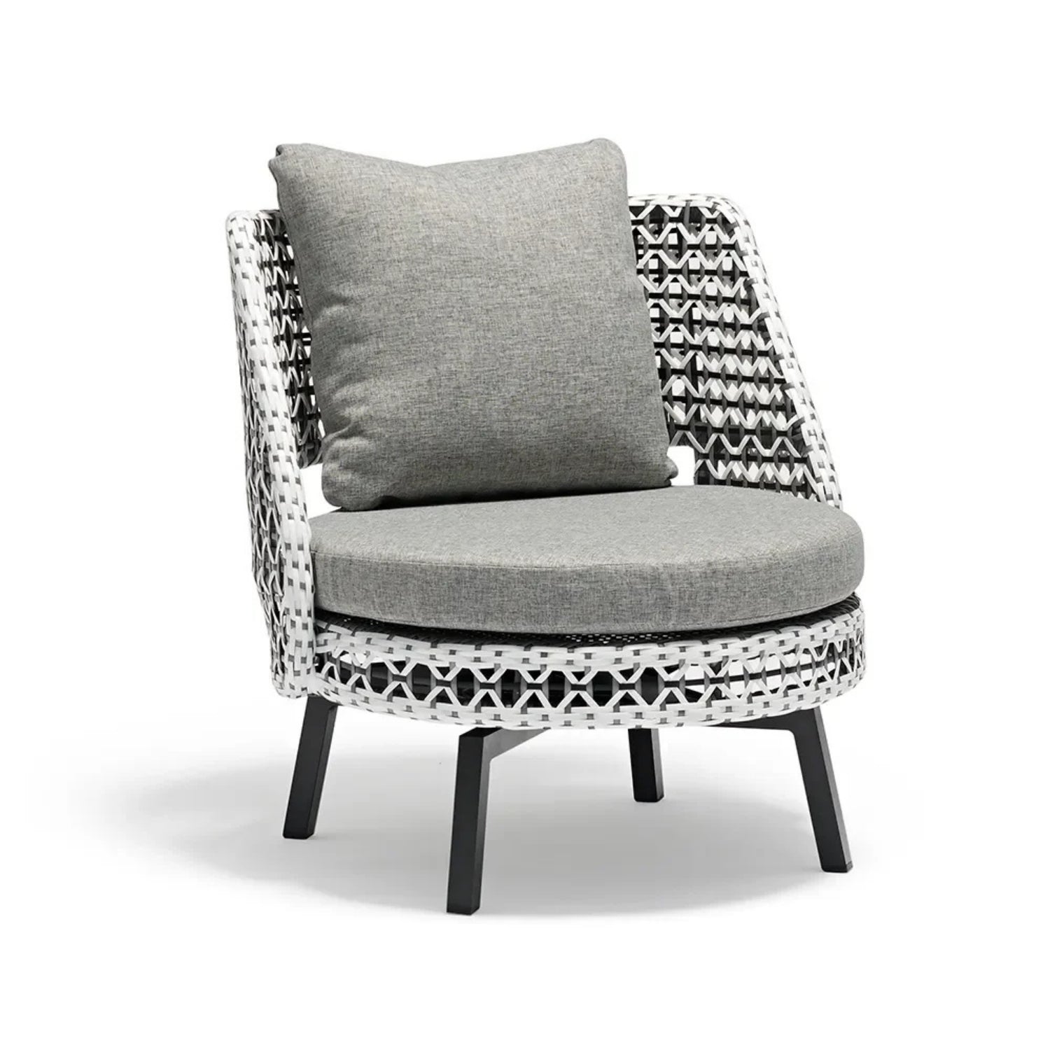 Outdoor Double Tone Rattan Wicker Sofa Set
