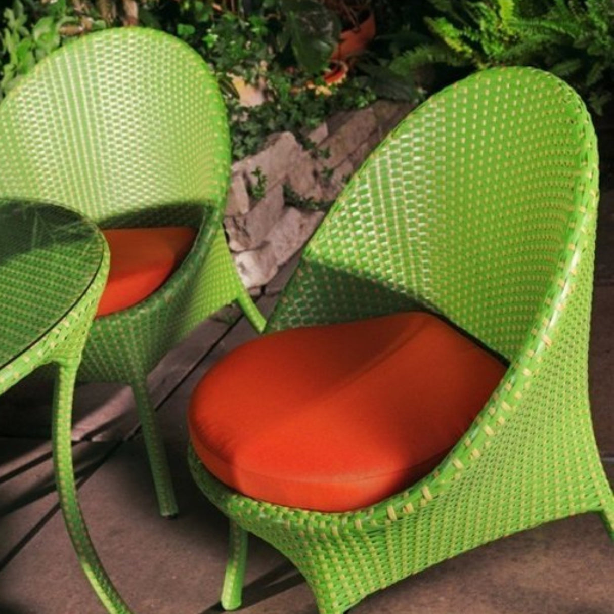 Outdoor All-Weather Resistant Rattan Wicker 5-Piece Dining Set