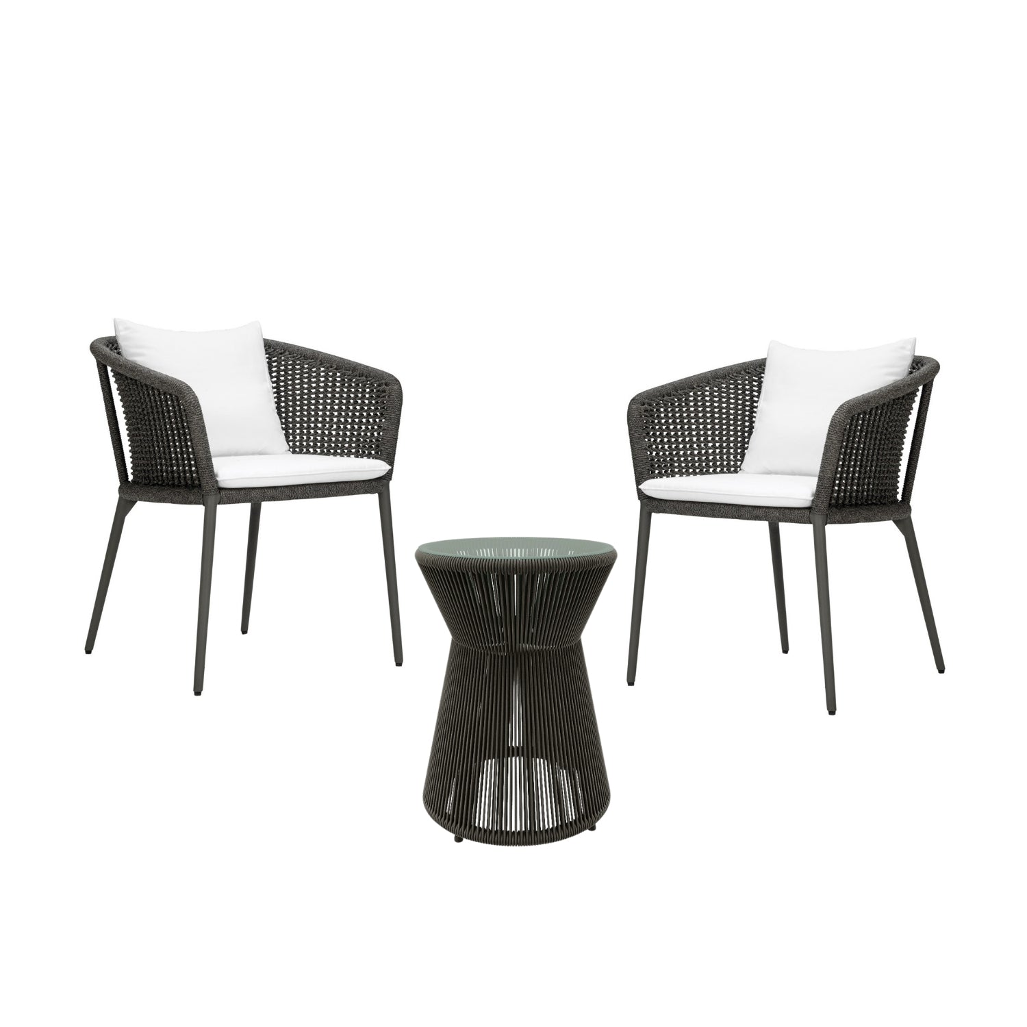 Outdoor Rope 3-Piece Patio Set