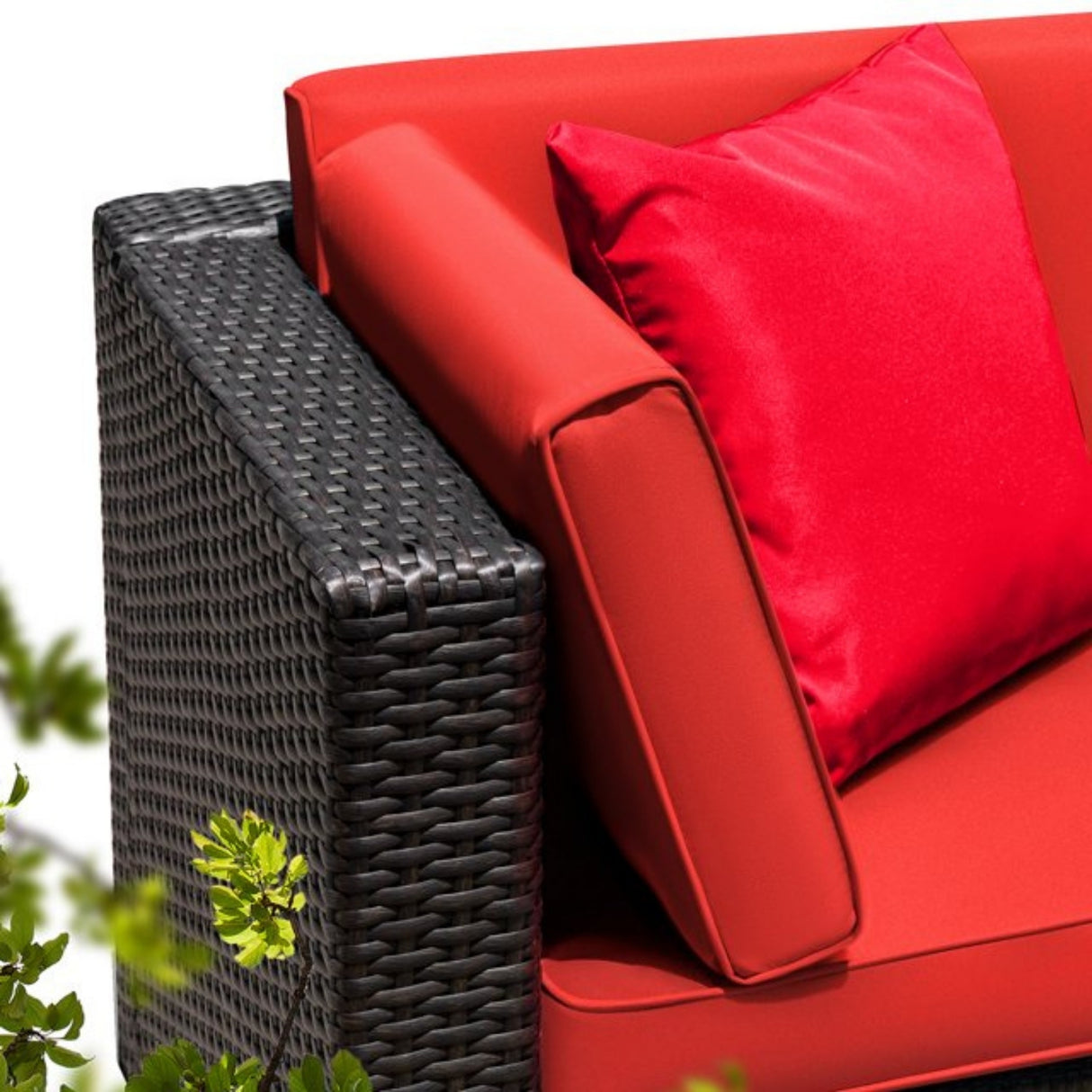 Outdoor All-Weather Rattan Wicker Double Seater Sofa