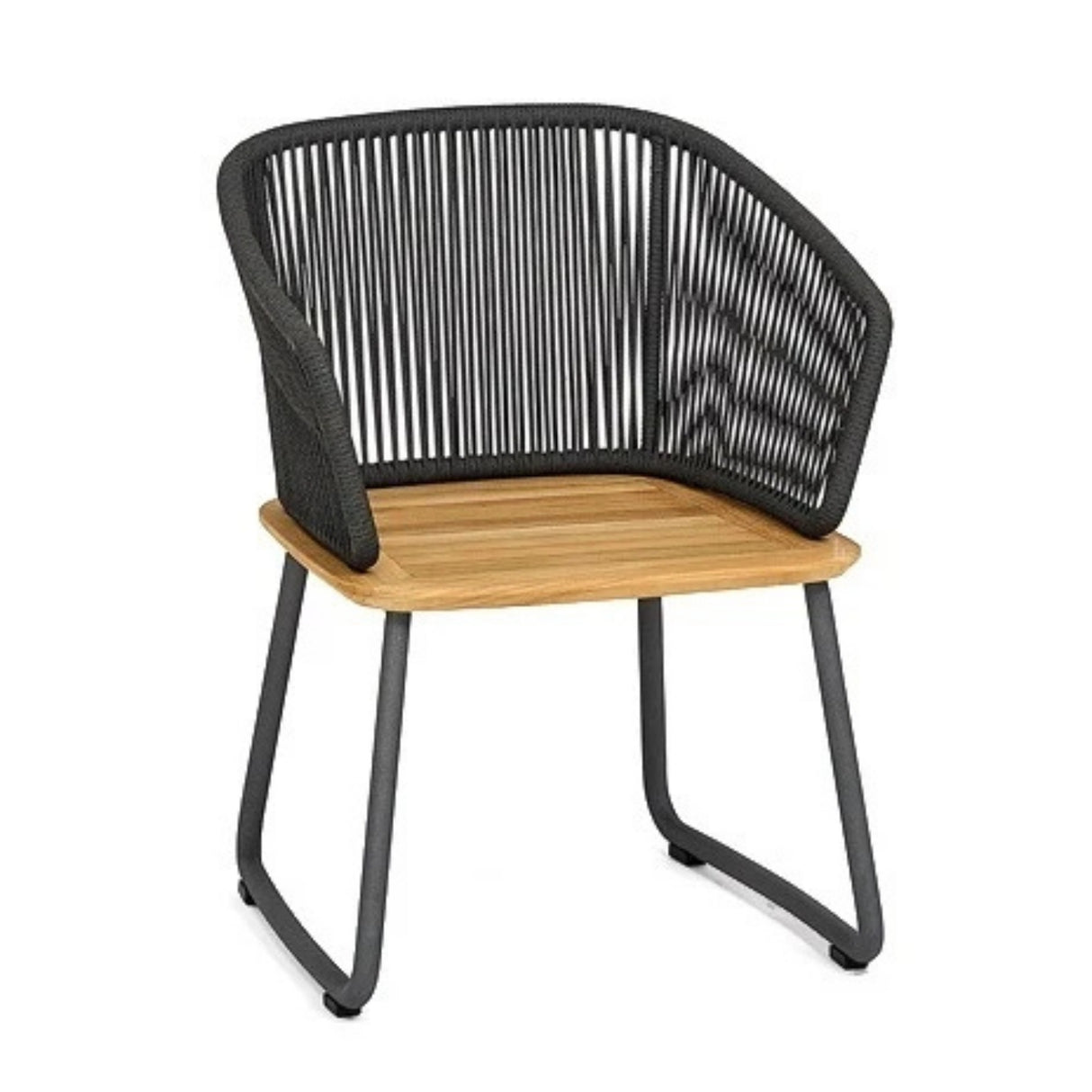 7-Piece Outdoor Patio Dining Set With Wooden Tabletop