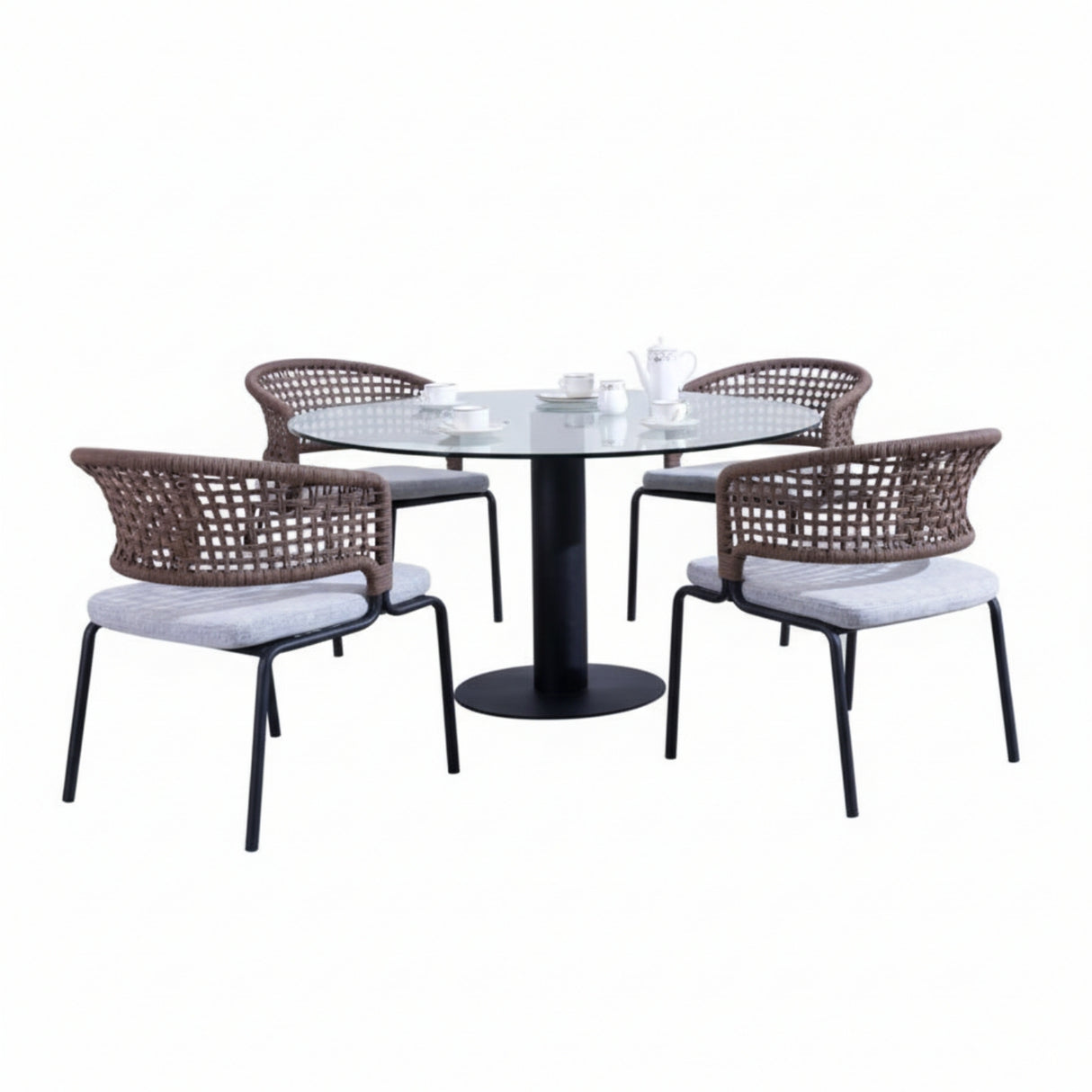 All Weather Resistant 5-Piece Outdoor Dining Set