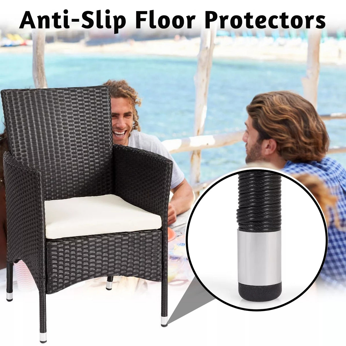 Silicone Chair Leg Floor Protectors