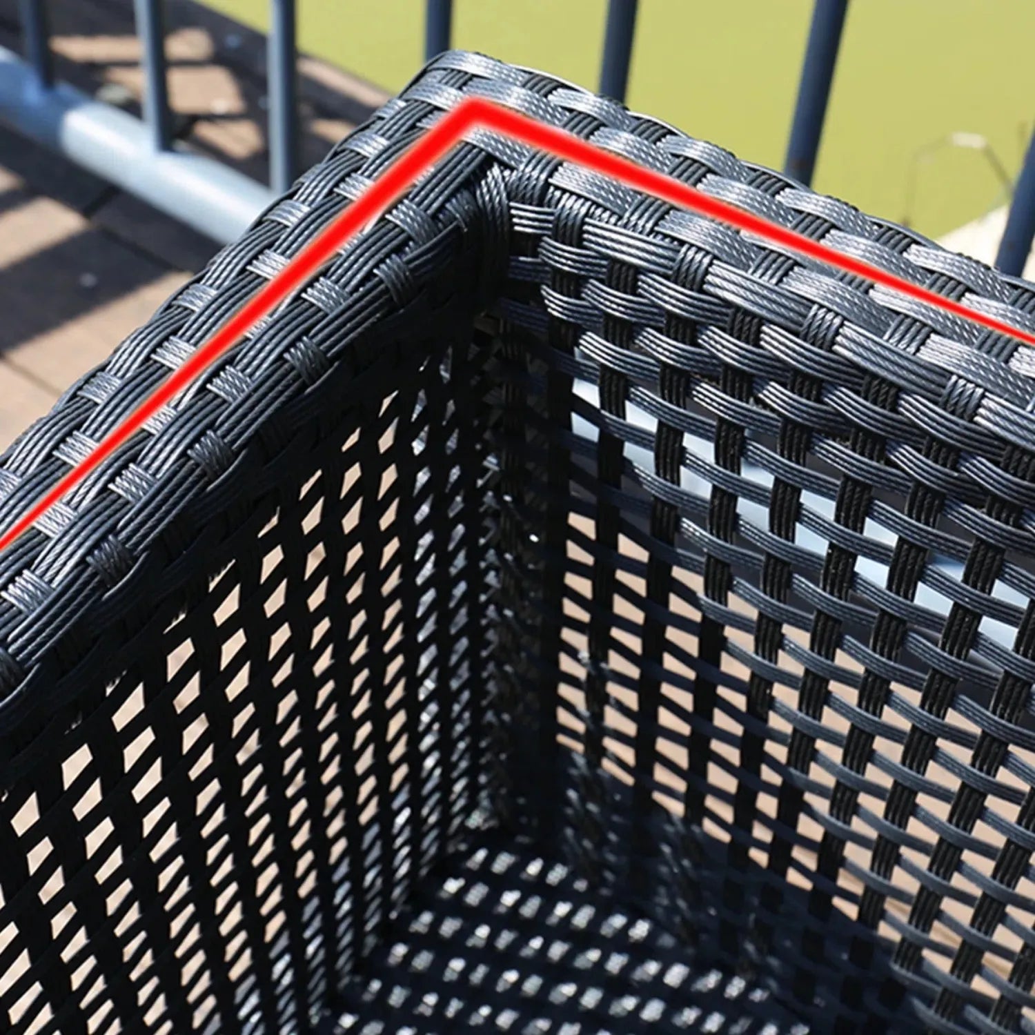 Outdoor Rattan Wicker 4-Seater Sofa Set