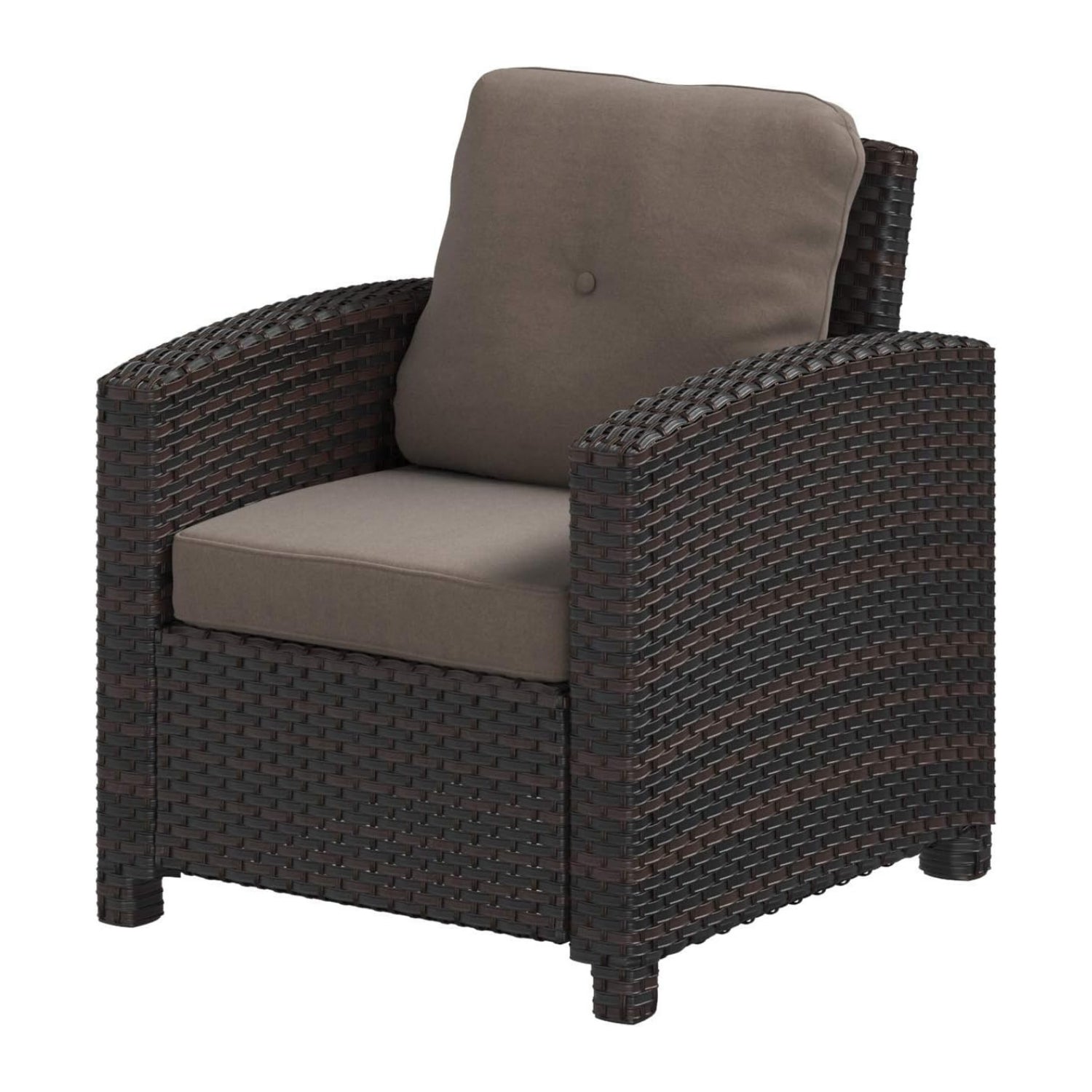 1-Piece Outdoor Wicker Single Seater Sofa