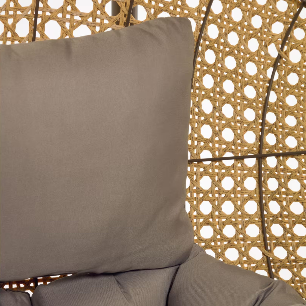 Hanging Egg Swing Chair (Beige and Dark Grey)