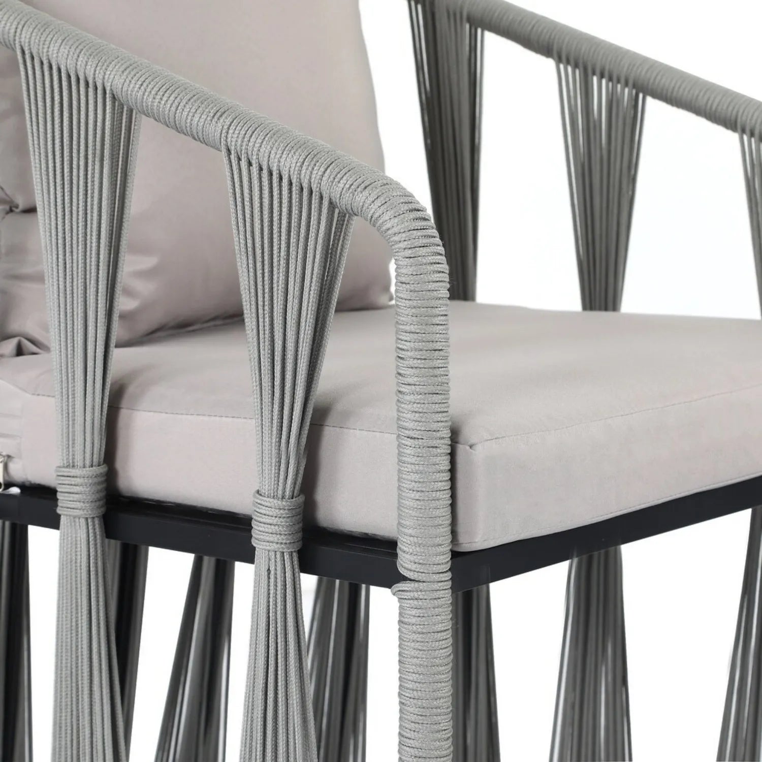 Outdoor Rope 3-Piece Patio Set