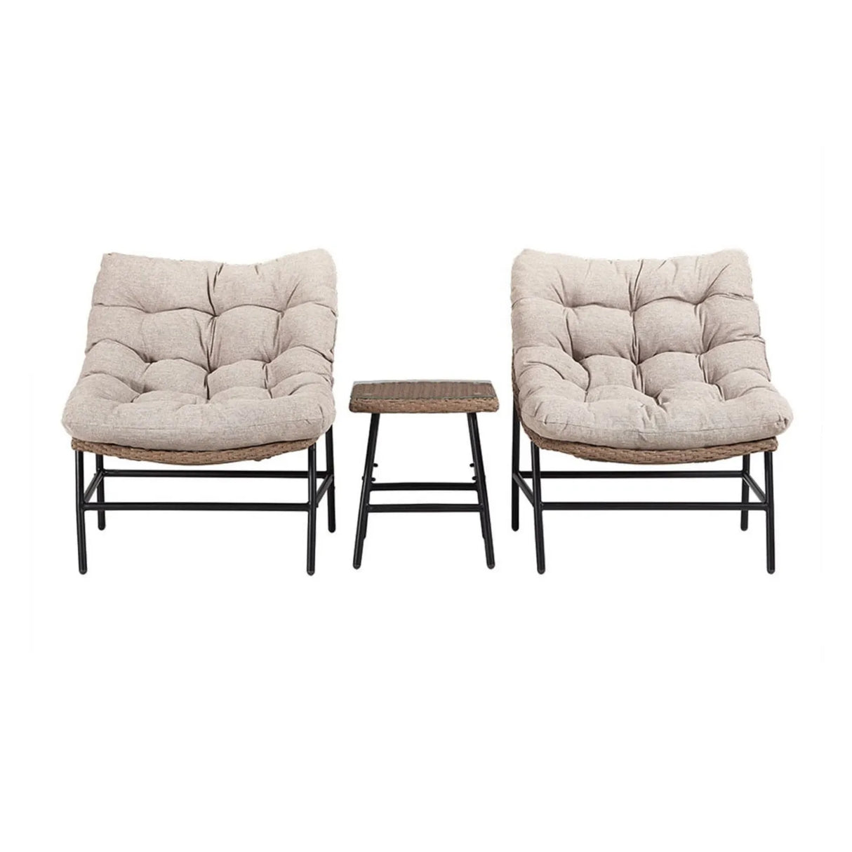 3 Piece Garden Outdoor Patio Furniture Set