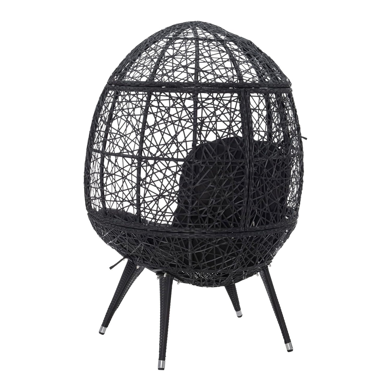 Outdoor All-Weather Wicker Egg Chair