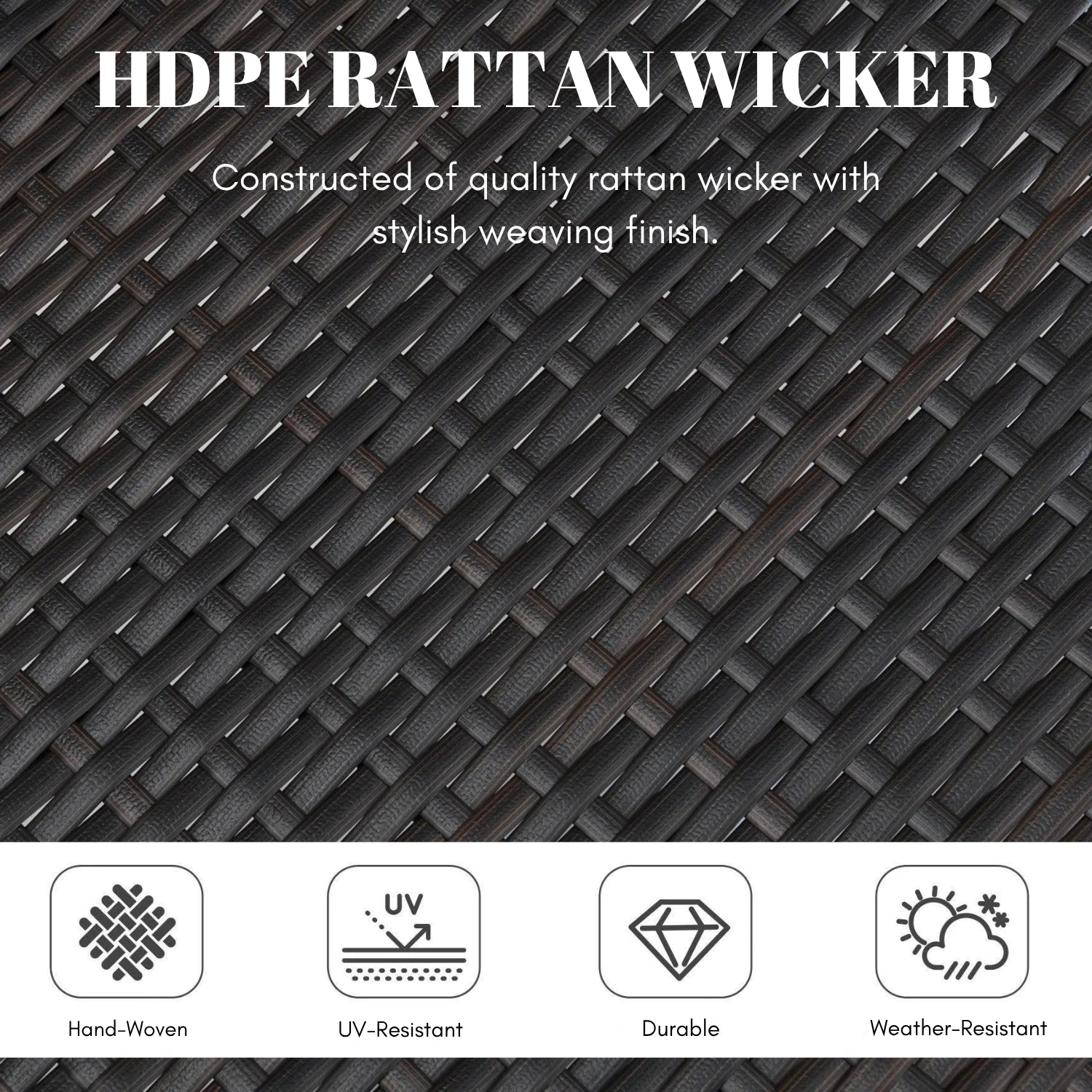 Outdoor Rattan Wicker Patio Dining Chairs
