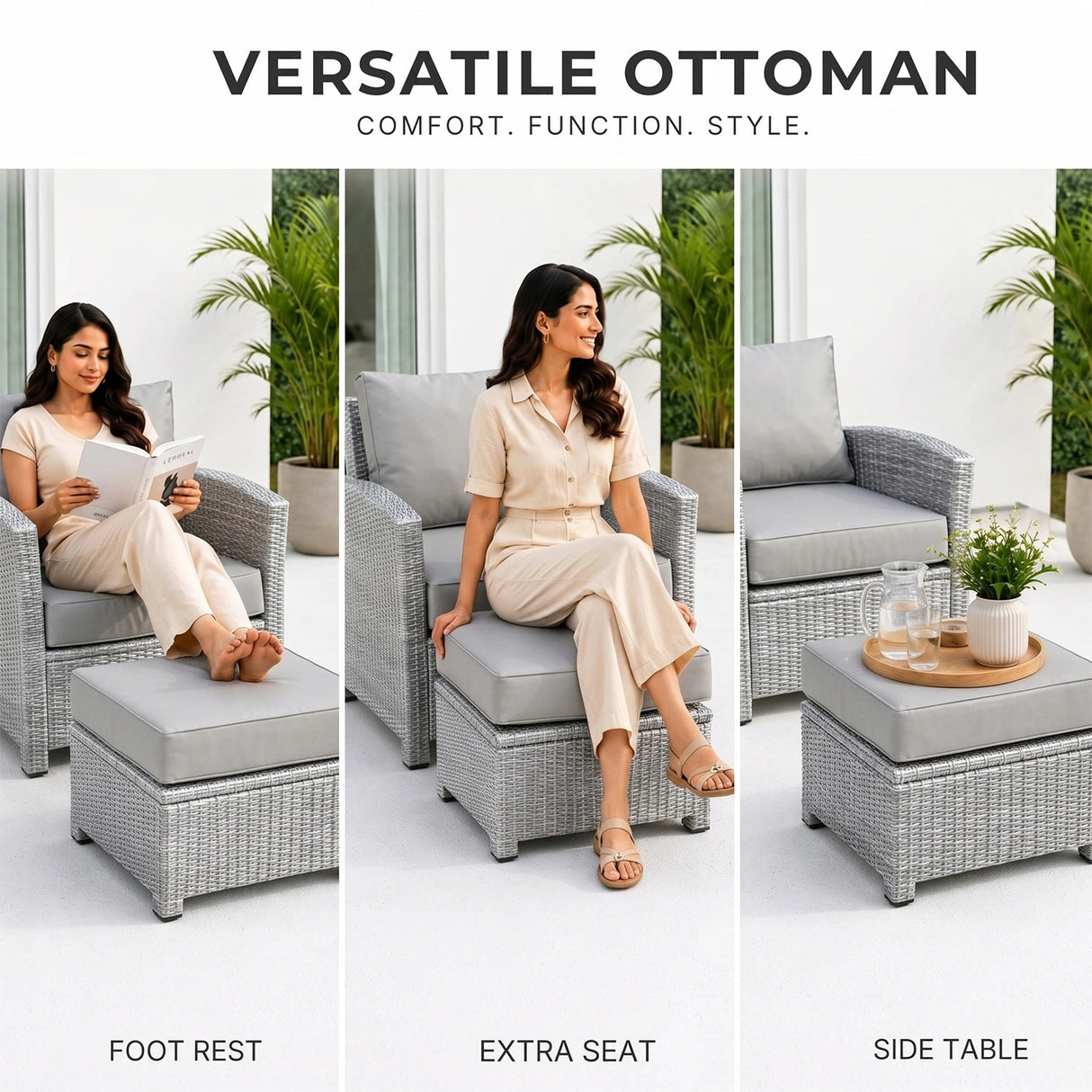 5 Pieces Patio Furniture Set