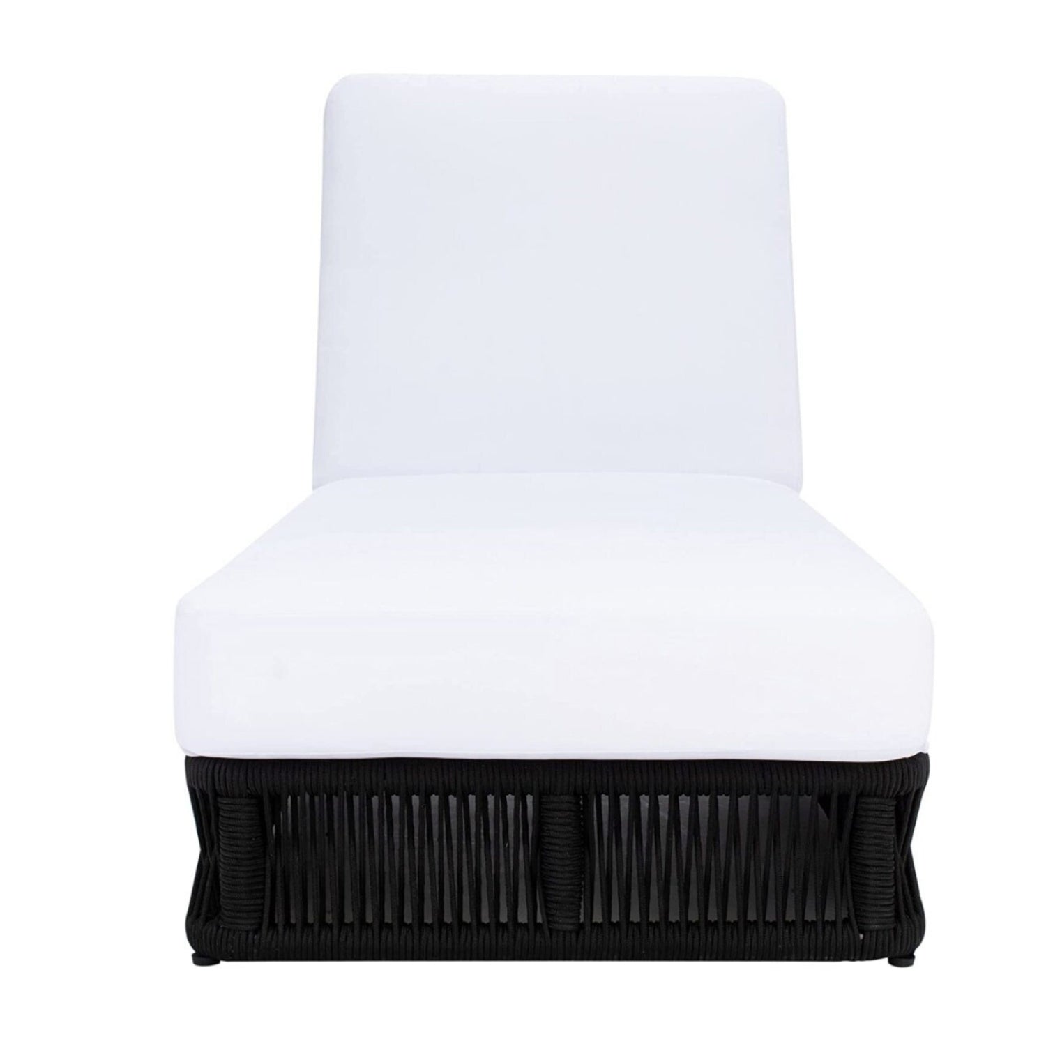 Outdoor All-Weather Rope Lounger with Cushions