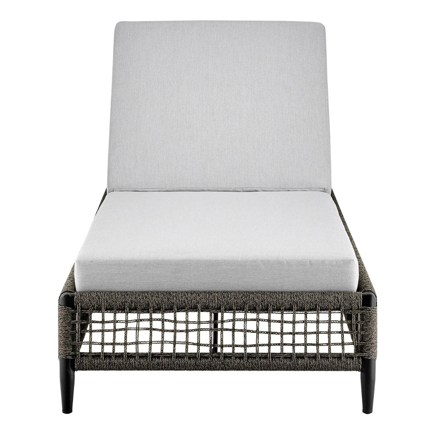 Outdoor All-Weather Rope Lounger with Cushions