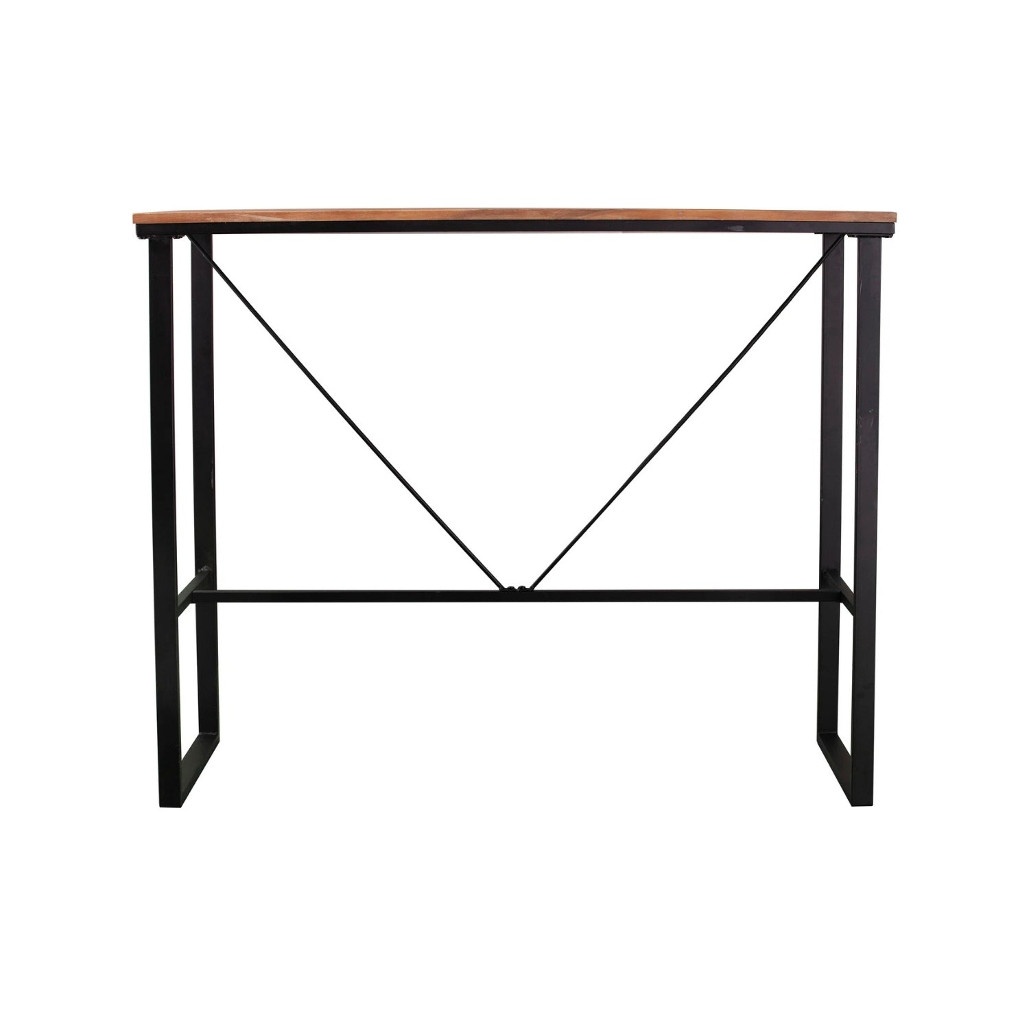 Outdoor Bar Table With Wooden Top