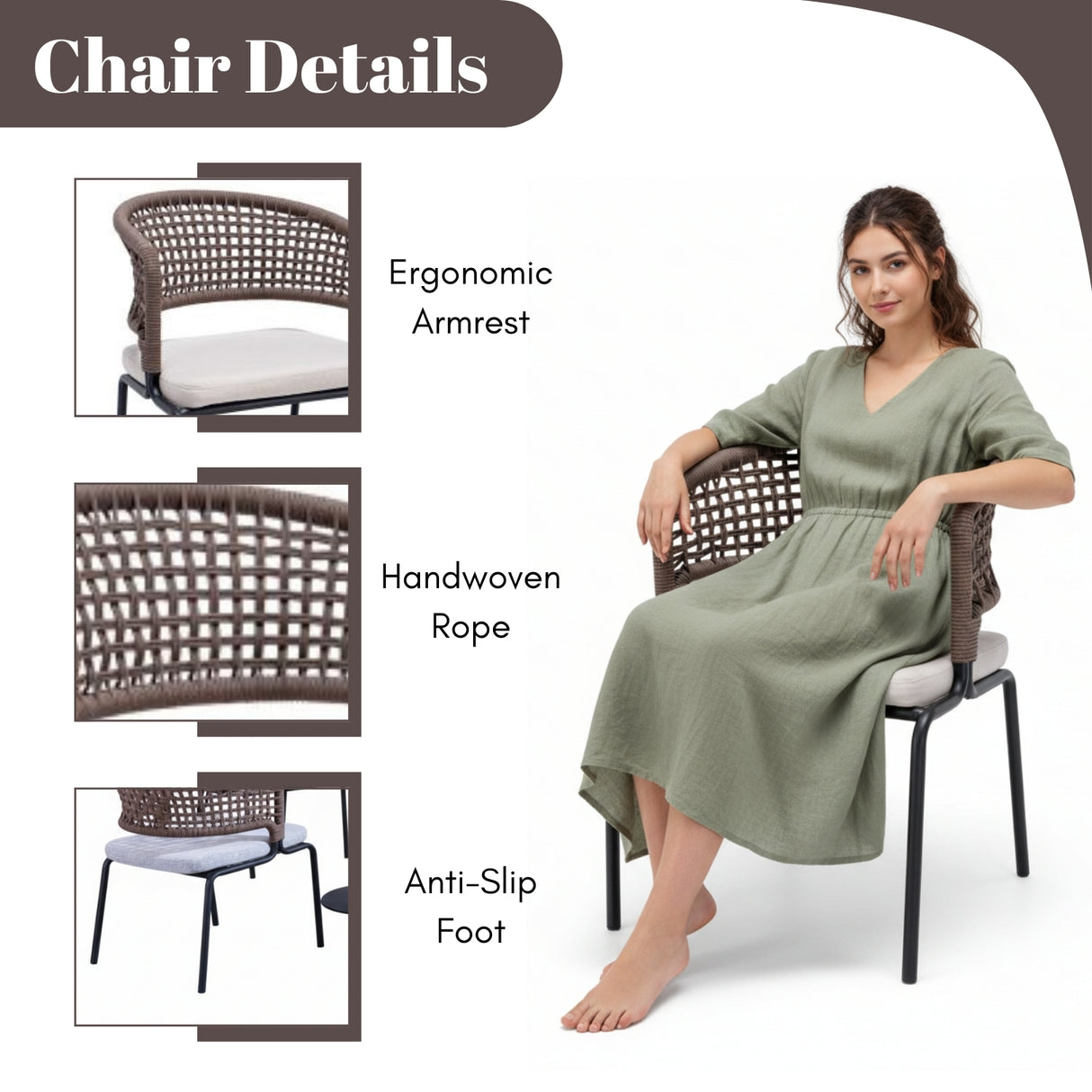 All Weather Resistant 5-Piece Outdoor Dining Set