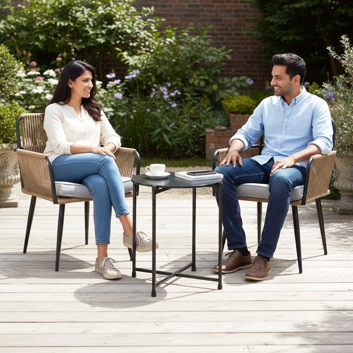 3-Piece Rope Patio Set - Perfect for Outdoor Entertaining
