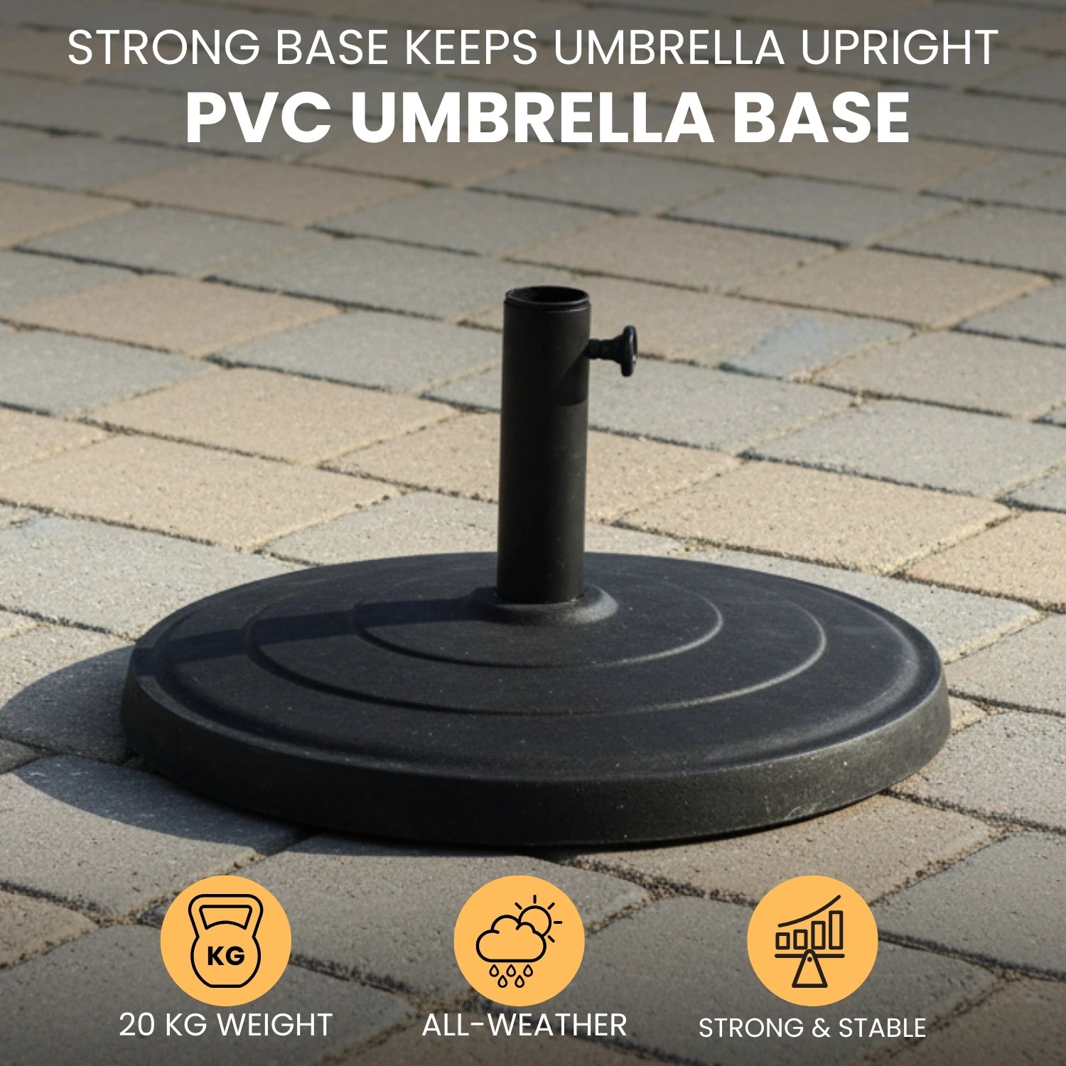 9ft Green Color Outdoor Patio Umbrella with Centre Pole