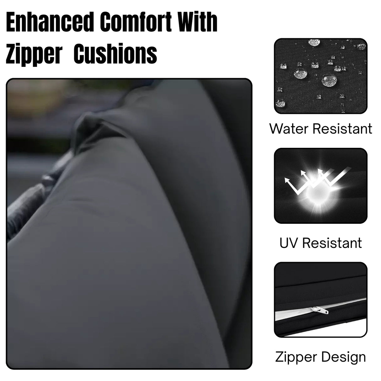 L-Shape Outdoor Rope Sofa Set