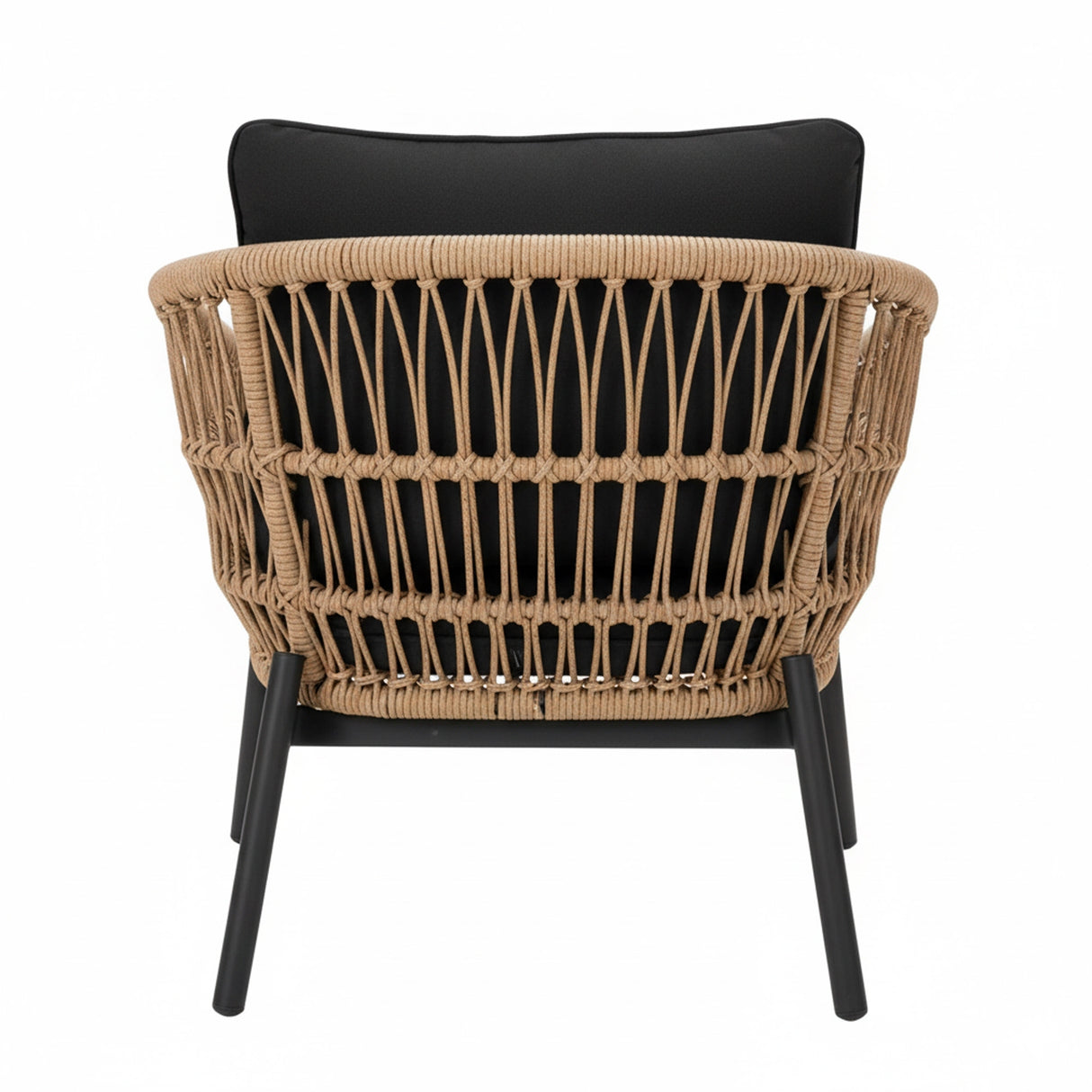 Outdoor 4 Seater Rope Conversation Sofa Set