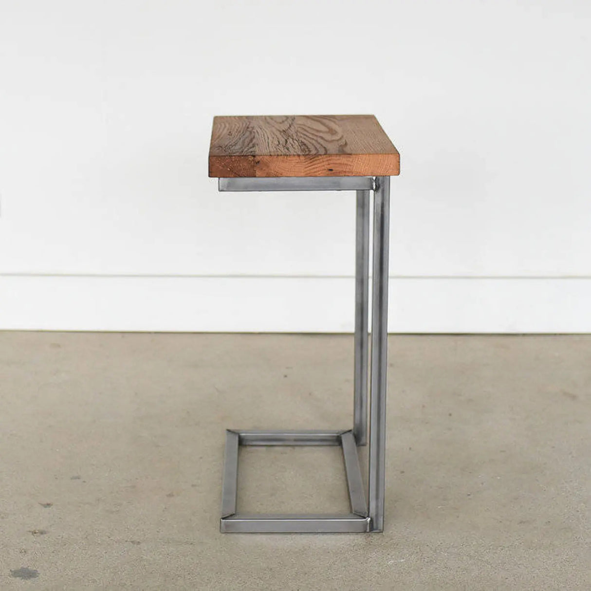 Solid Sheesham Wood C-Shape Corner Side Small End Table