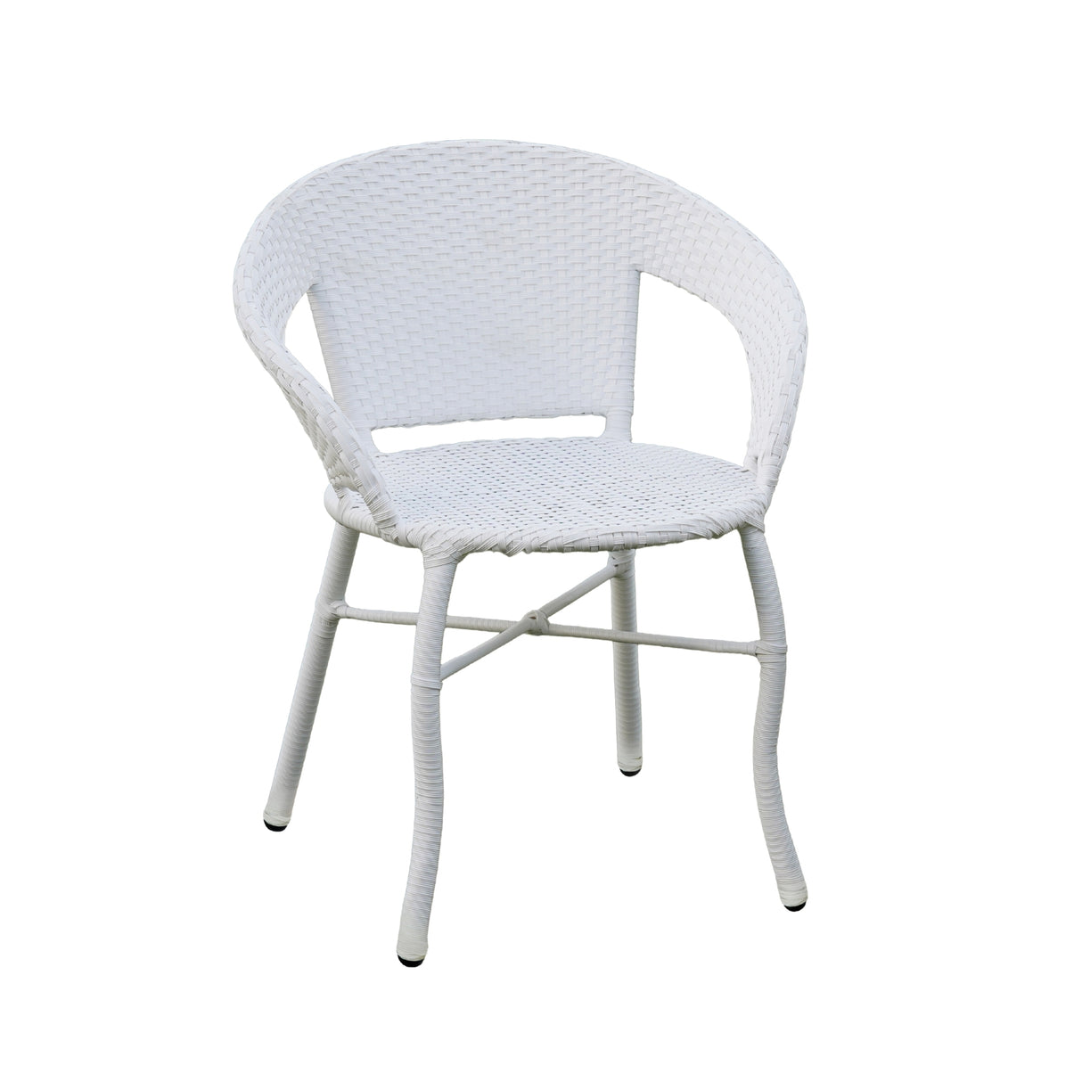 Outdoor Wicker 3-Piece Patio Set with Outdoor Umbrella