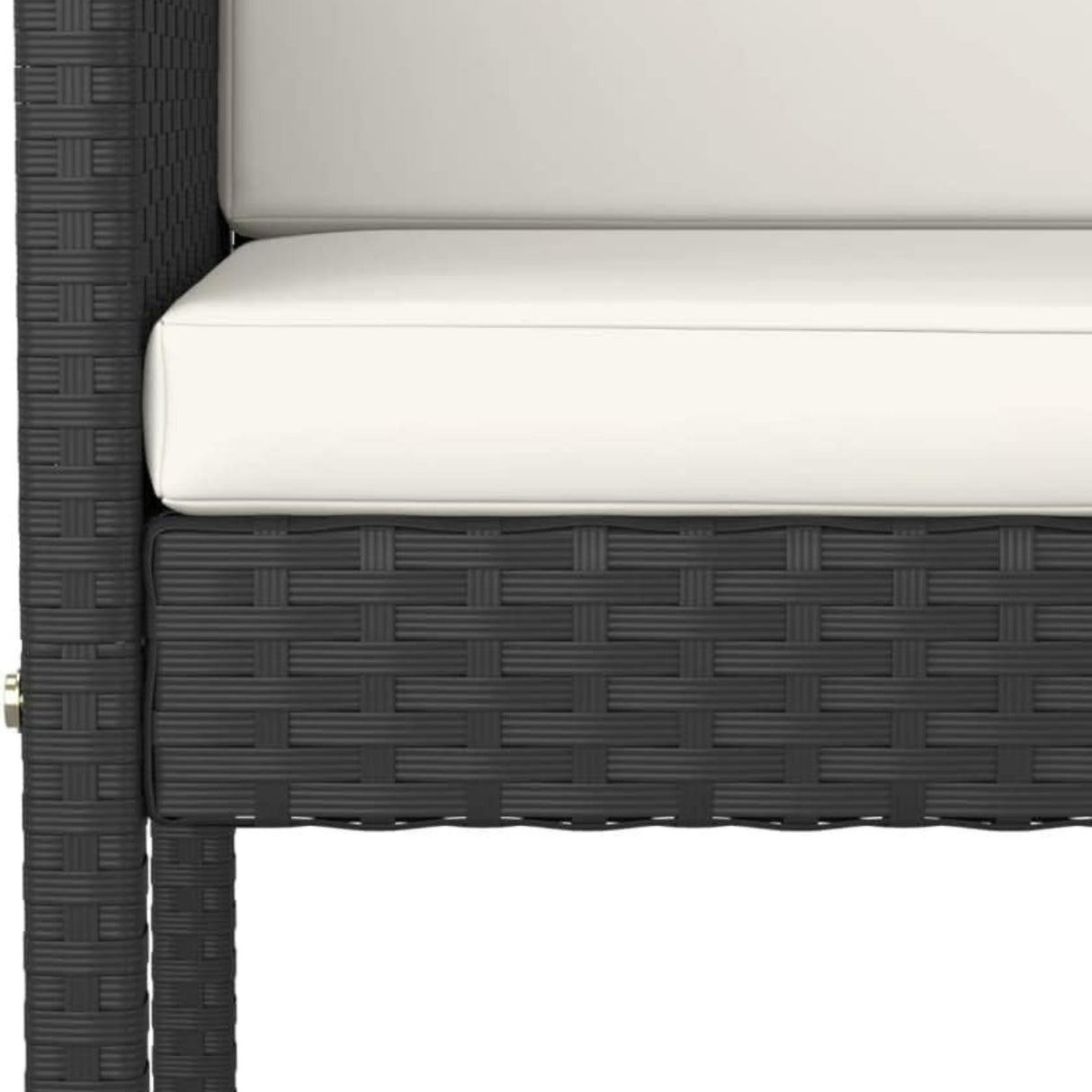7-Piece Outdoor Rattan Wicker Bar Set without Glass Top Table