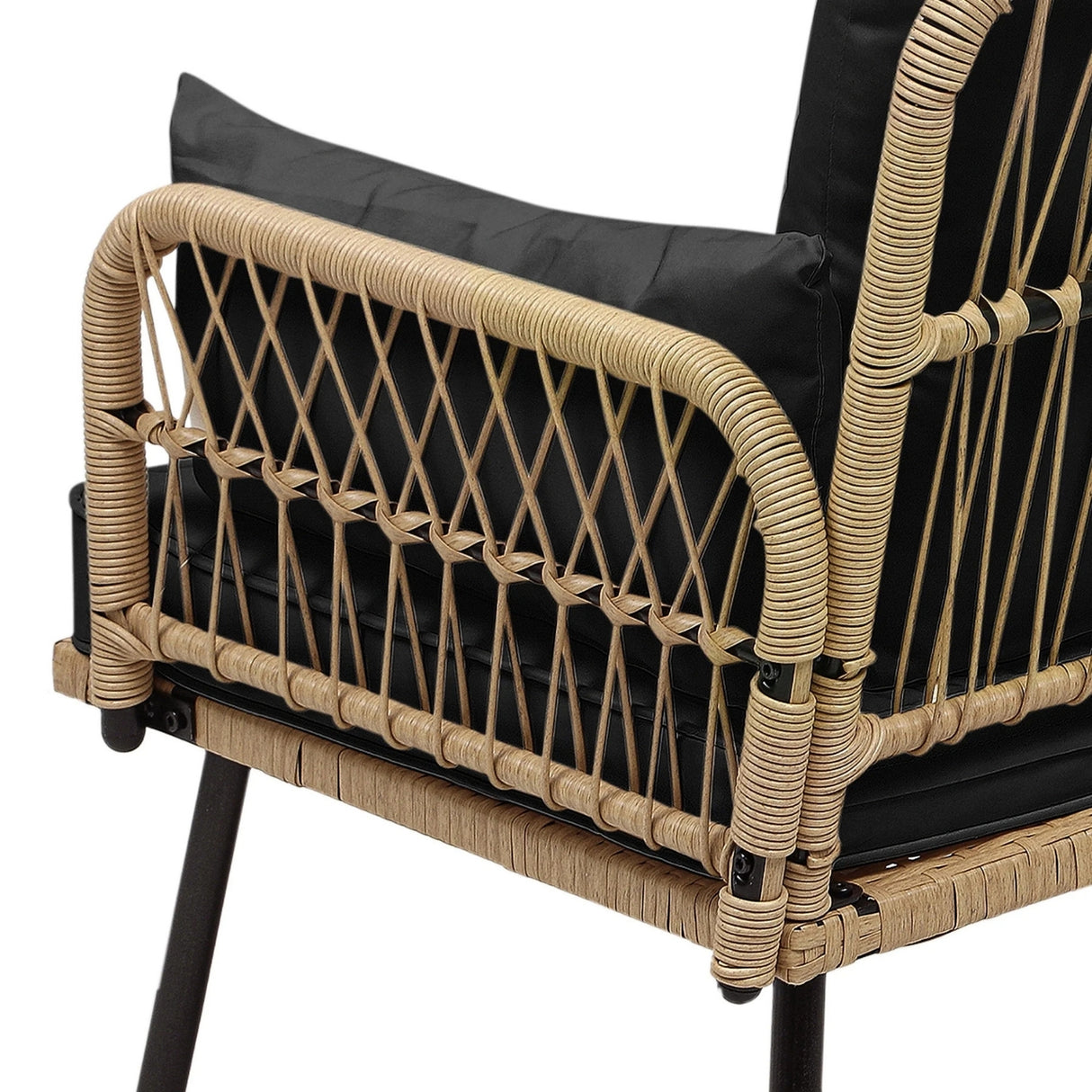 Outdoor Rattan Wicker Loveseat Sofa