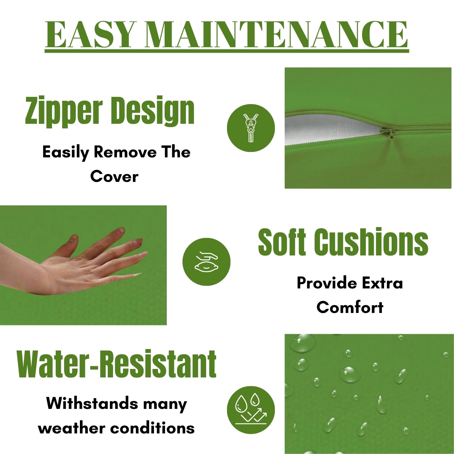 Outdoor Rope 3- Piece Patio Set