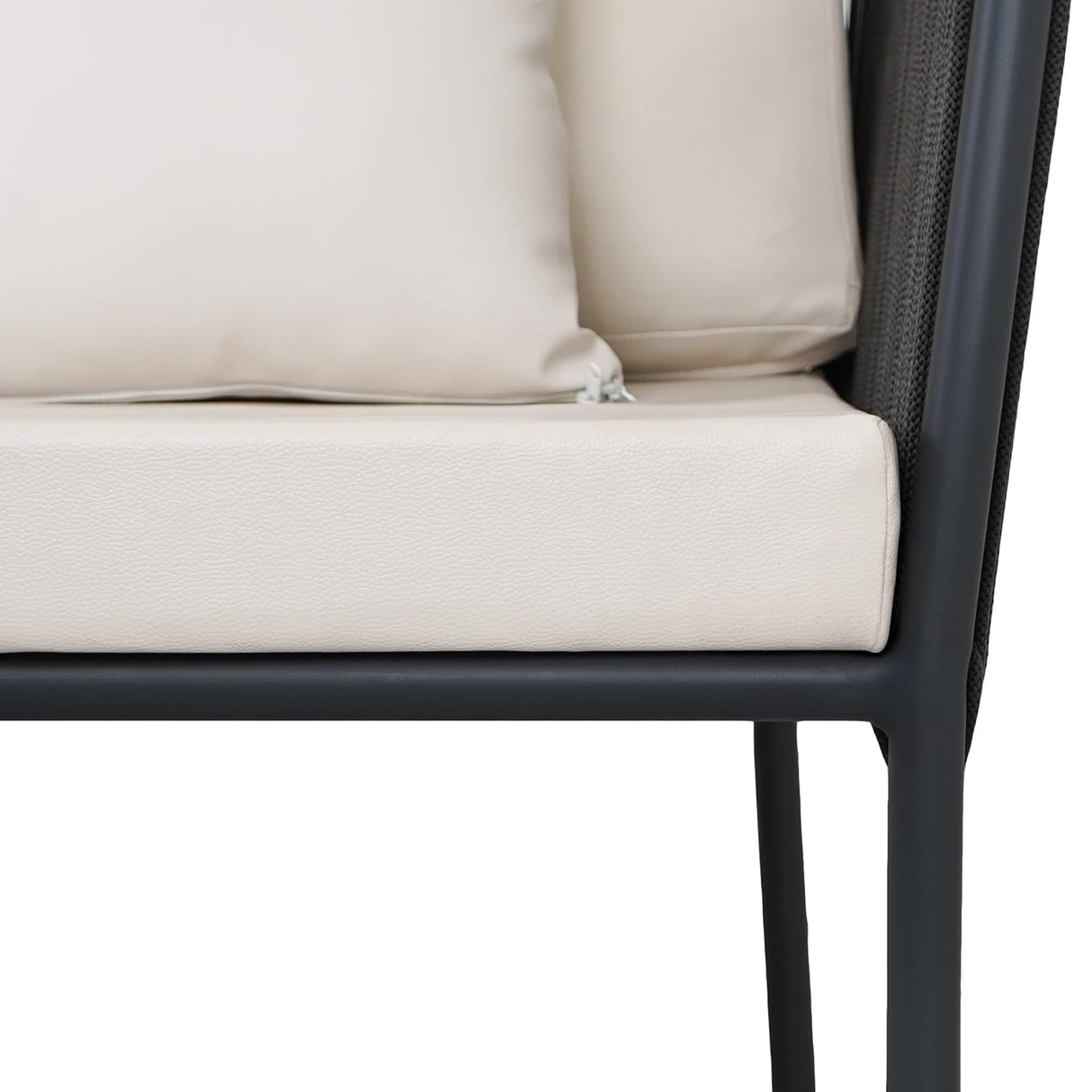 Outdoor 4 Seater Rope Sofa Set