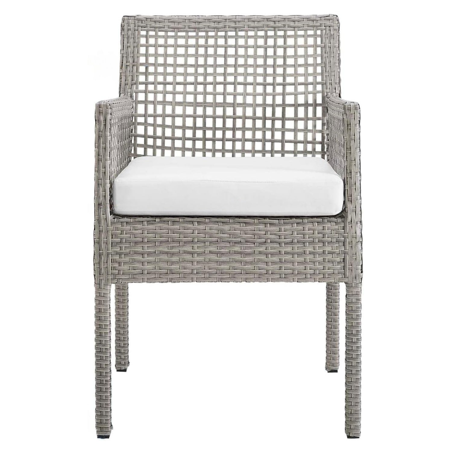 1-Piece Outdoor Rattan Wicker Patio Dining Chair