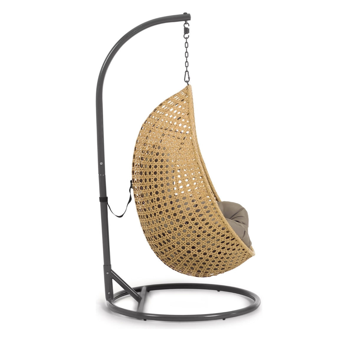 Hanging Egg Swing Chair (Beige and Dark Grey)