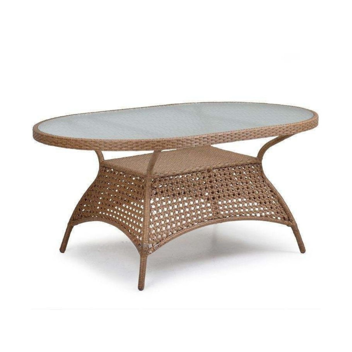 Outdoor All-Weather Resistant Rattan Wicker 7-Piece Dining Set