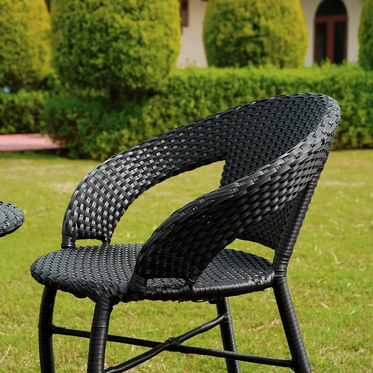 5-Piece Outdoor Rattan Wicker Patio Bistro Set