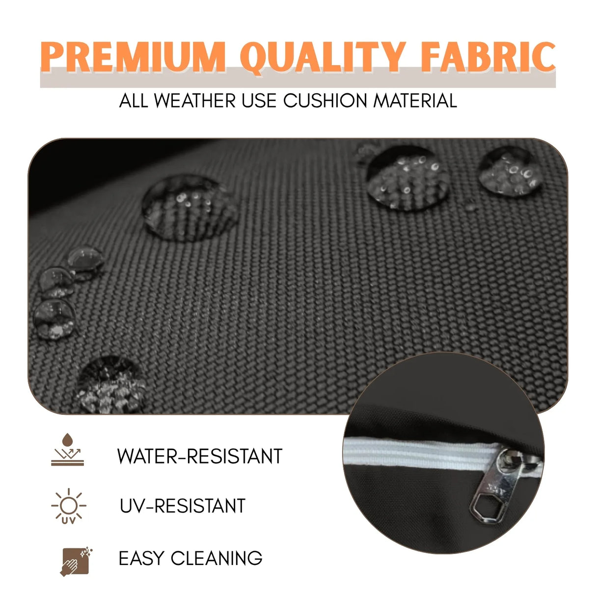 Outdoor 4 Seater Rope Conversation Sofa Set