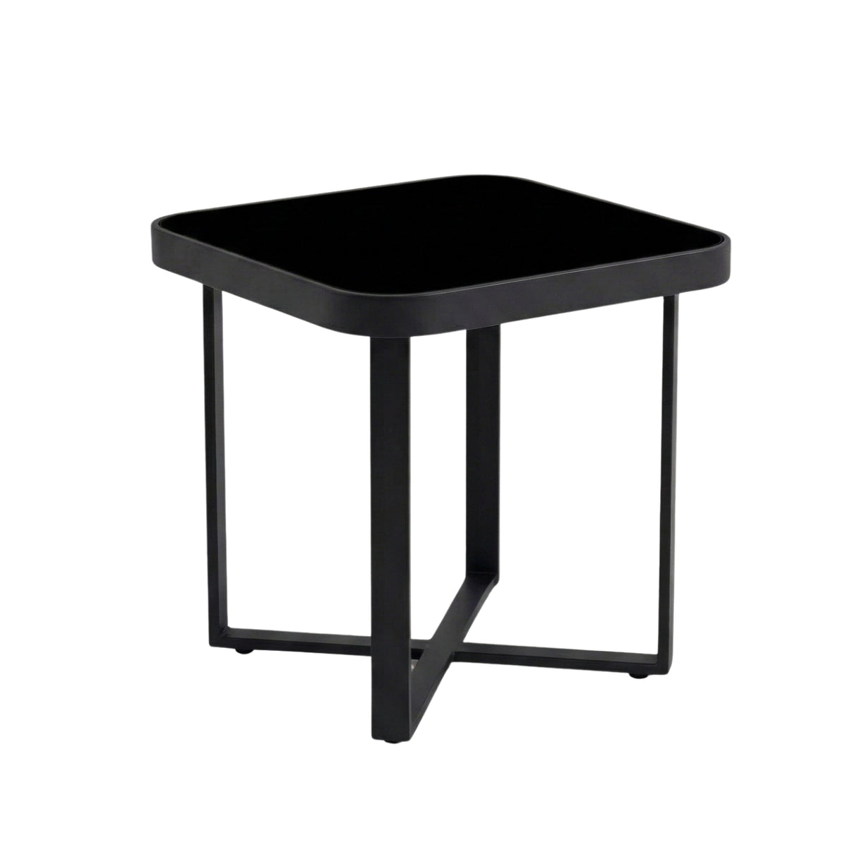 Outdoor Rope Lounge Chairs Set of 2 With Side Table