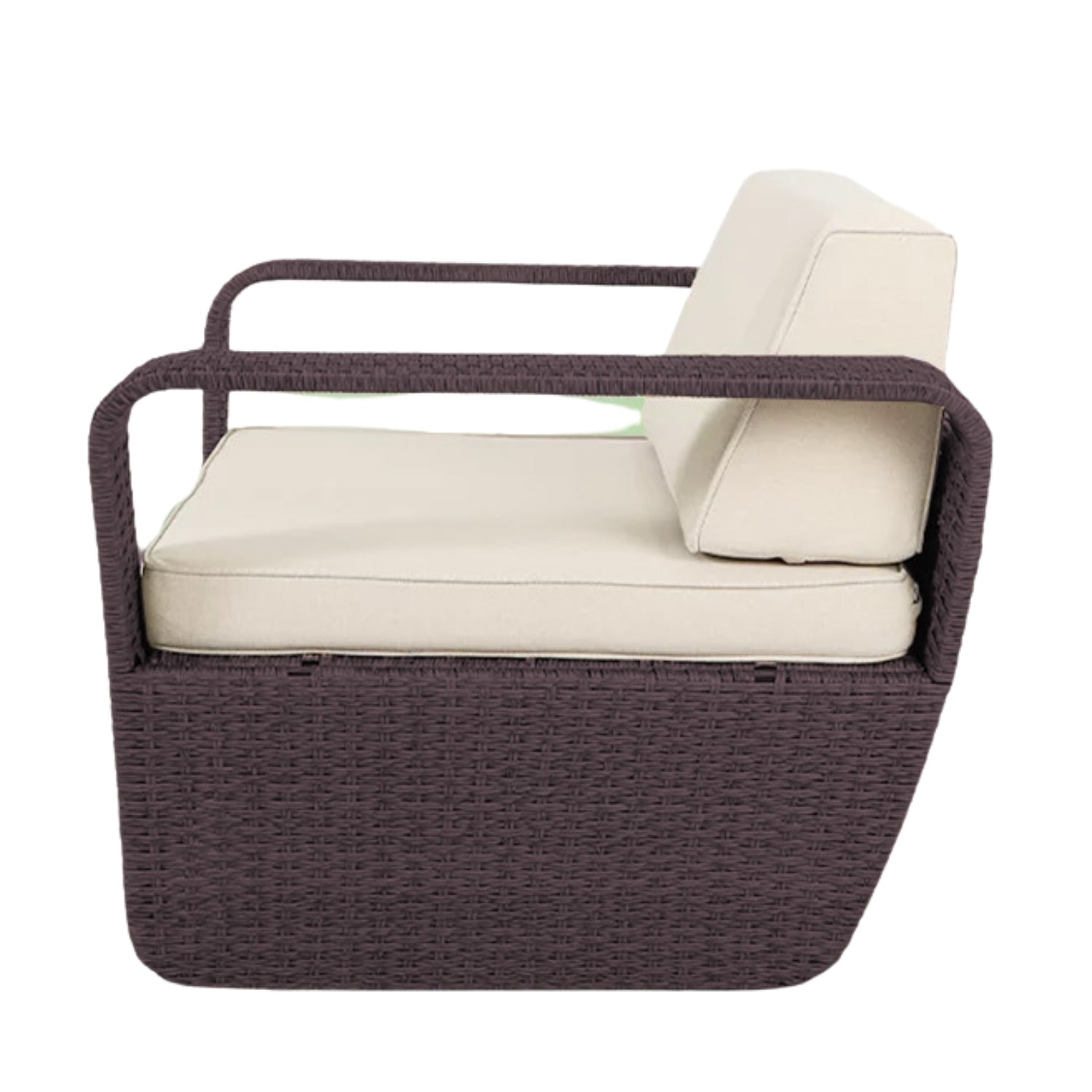 6 Piece Outdoor Wicker Conversation Furniture Set