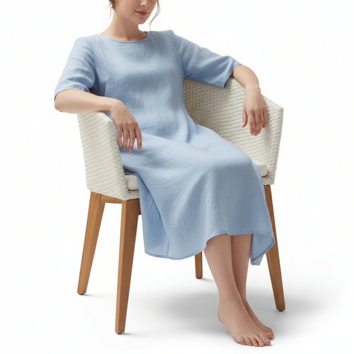 Outdoor All-Weather Resistant Rattan Wicker 5-Piece Dining Set (White)