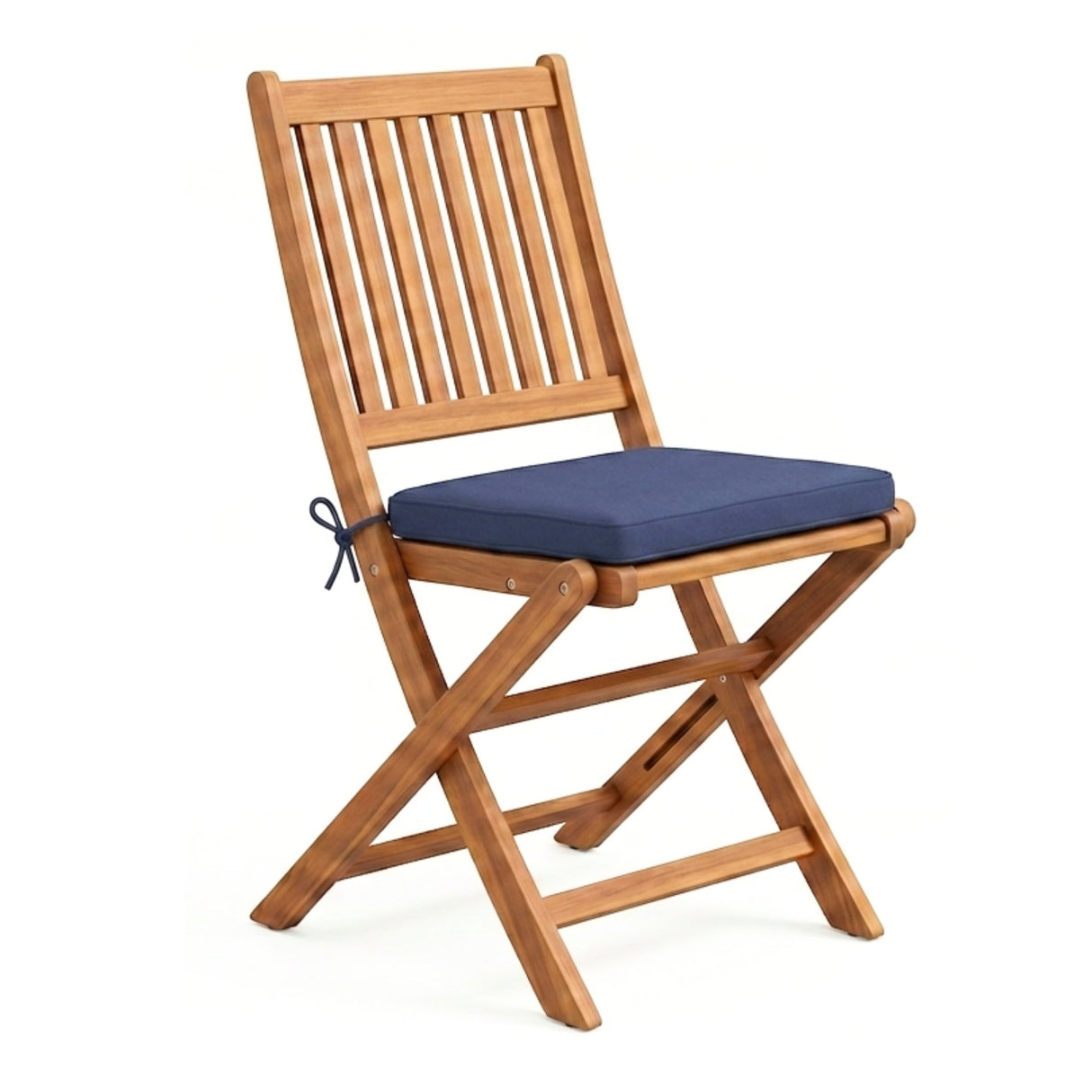 Acacia Wood Foldable Outdoor Bistro Set – 2 Chairs & Round Table